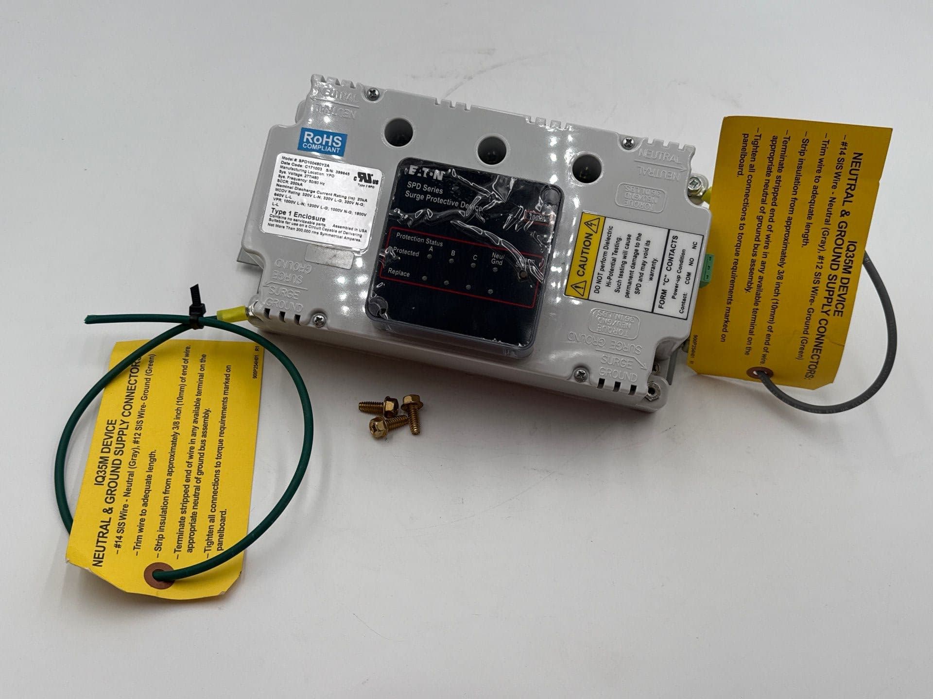 Eaton SPD100480Y2A Surge Protector 100kA 277/480V Type 2 SPD Series – image 1