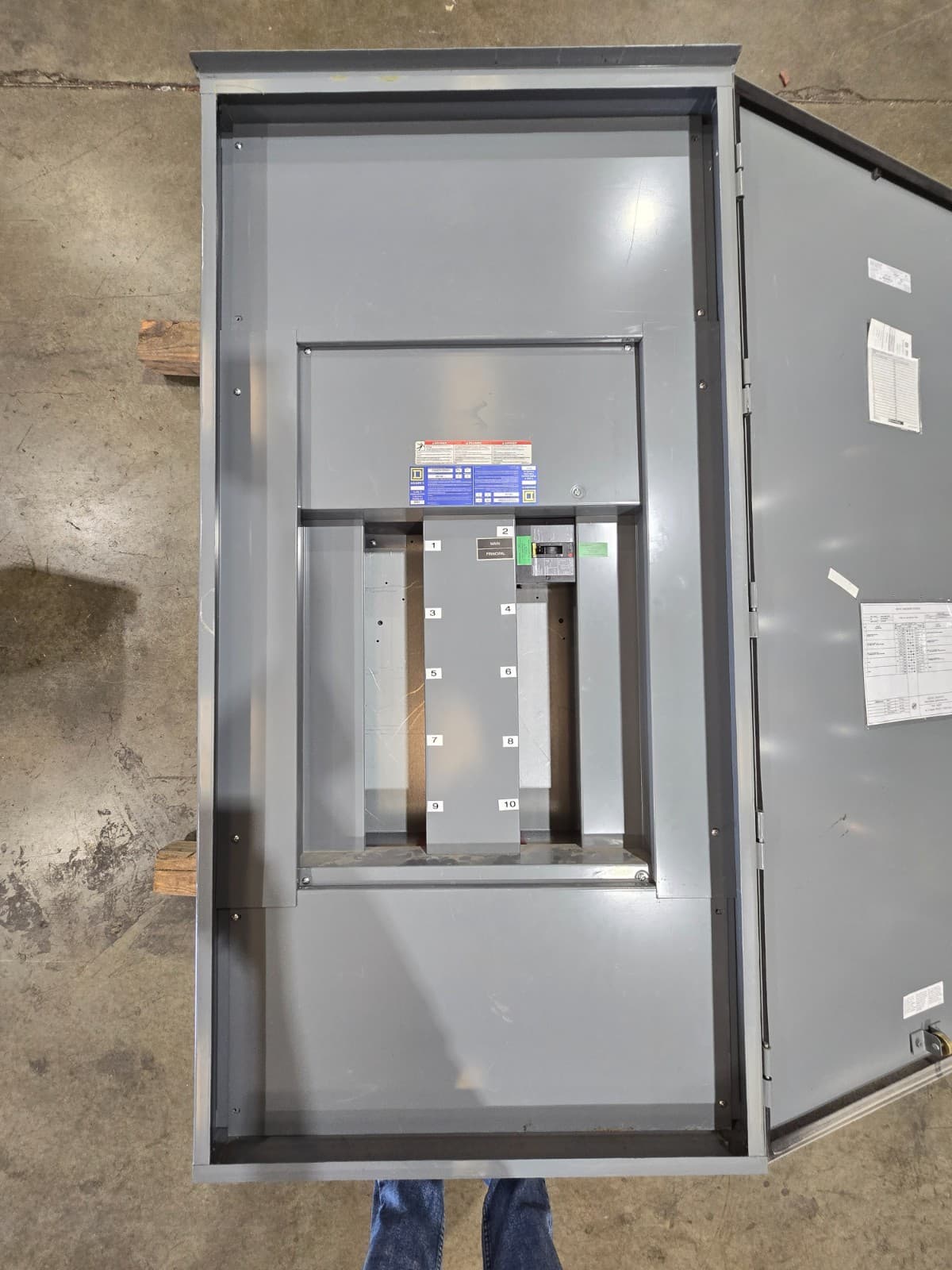 Square D I-Line Panel 225A 480V 3PH 3W MCB Panelboard 225 Amp JJA36225 3R Encl – image 1
