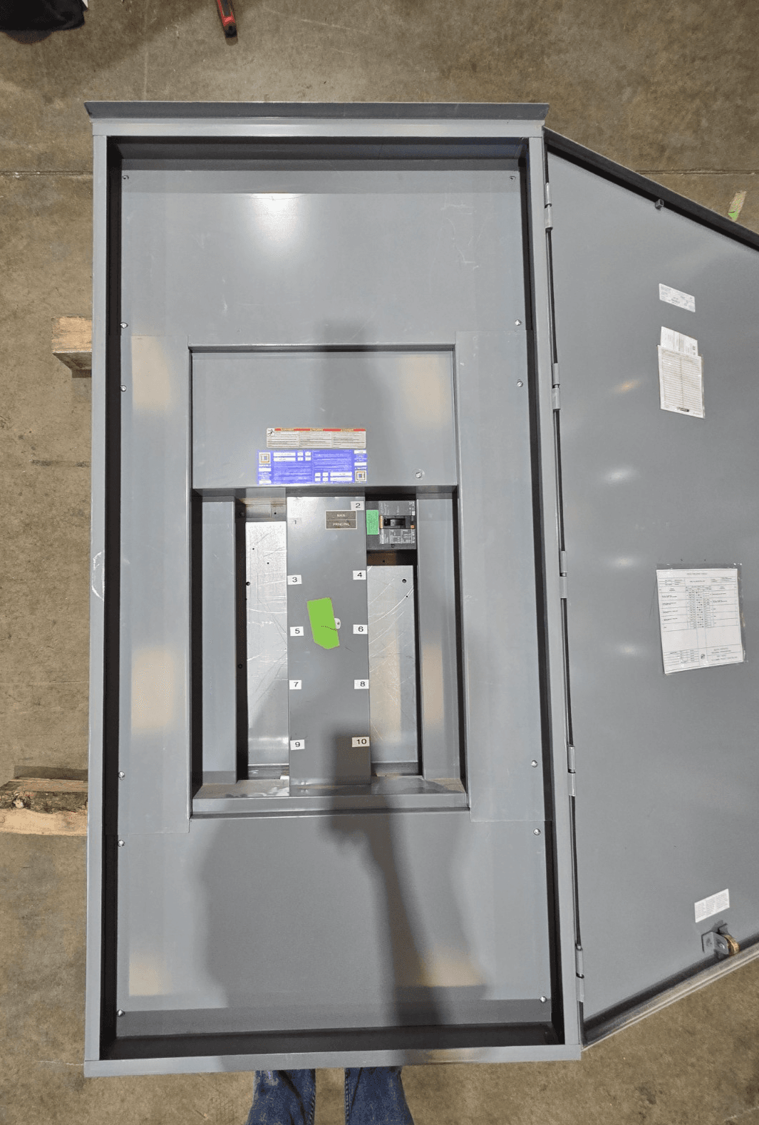 Square D I-Line Panel 225A 480V 3PH 3W 225 Amp JJA36225 3R Encl MCB Panelboard – image 1