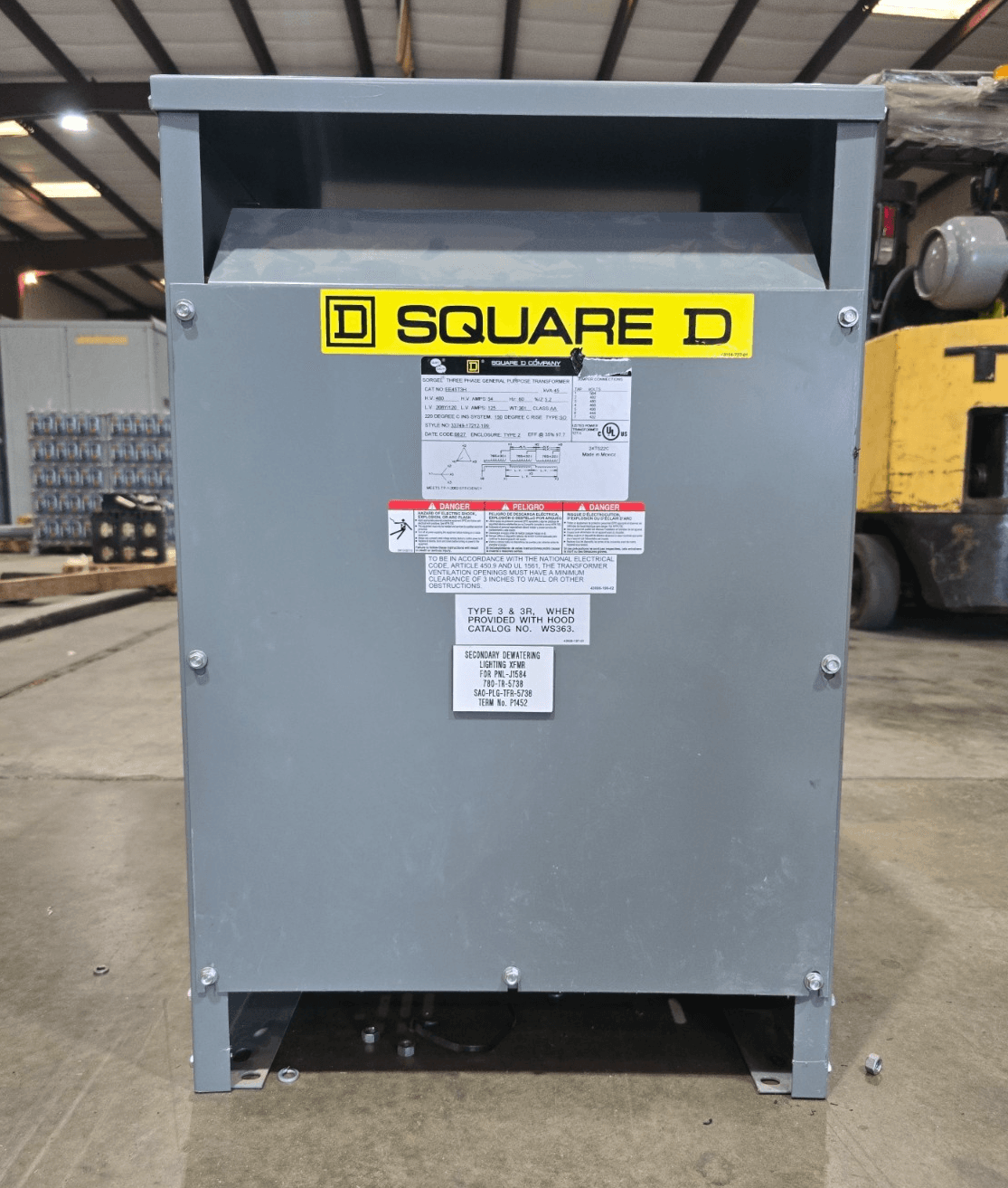 Square D EE45T3H Dry Type Transformers — image 1 of 9