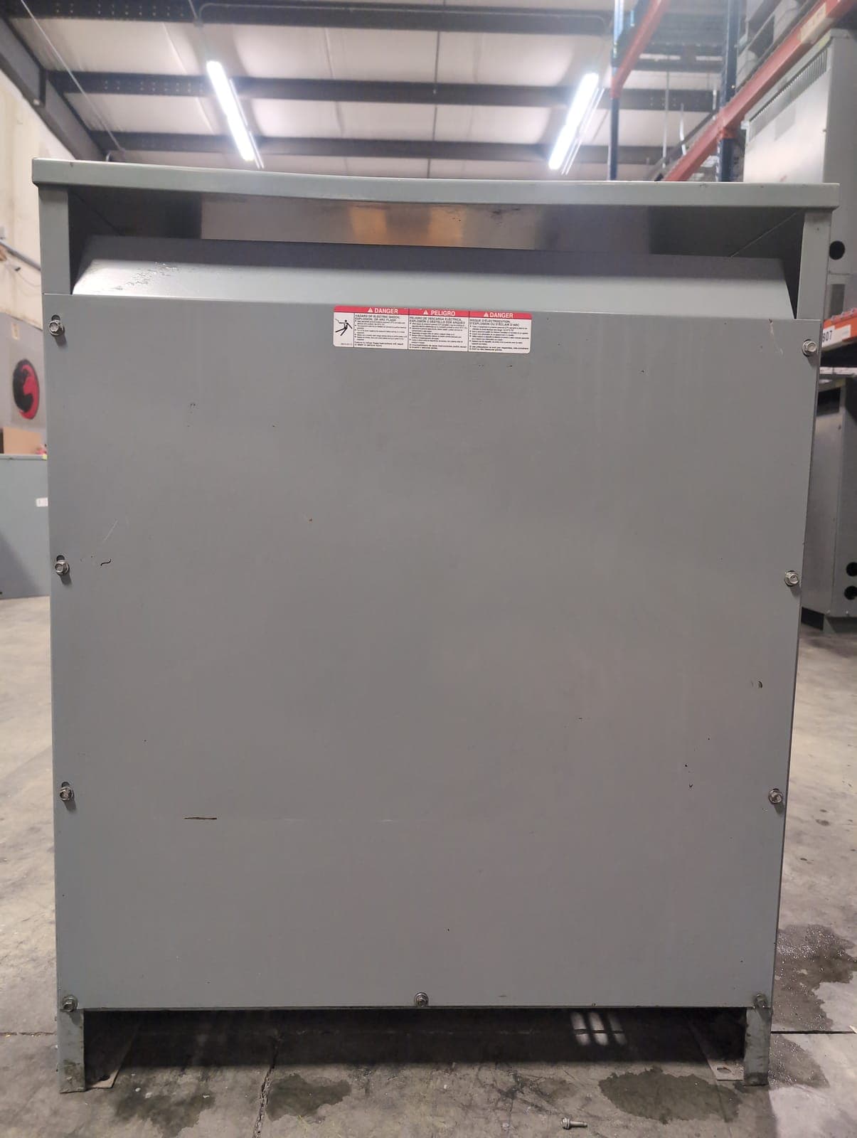 75KVA Square D EE75T3H Transformer Pri 480V Sec 208Y/120V 60Hz Indoor Encl 3PH