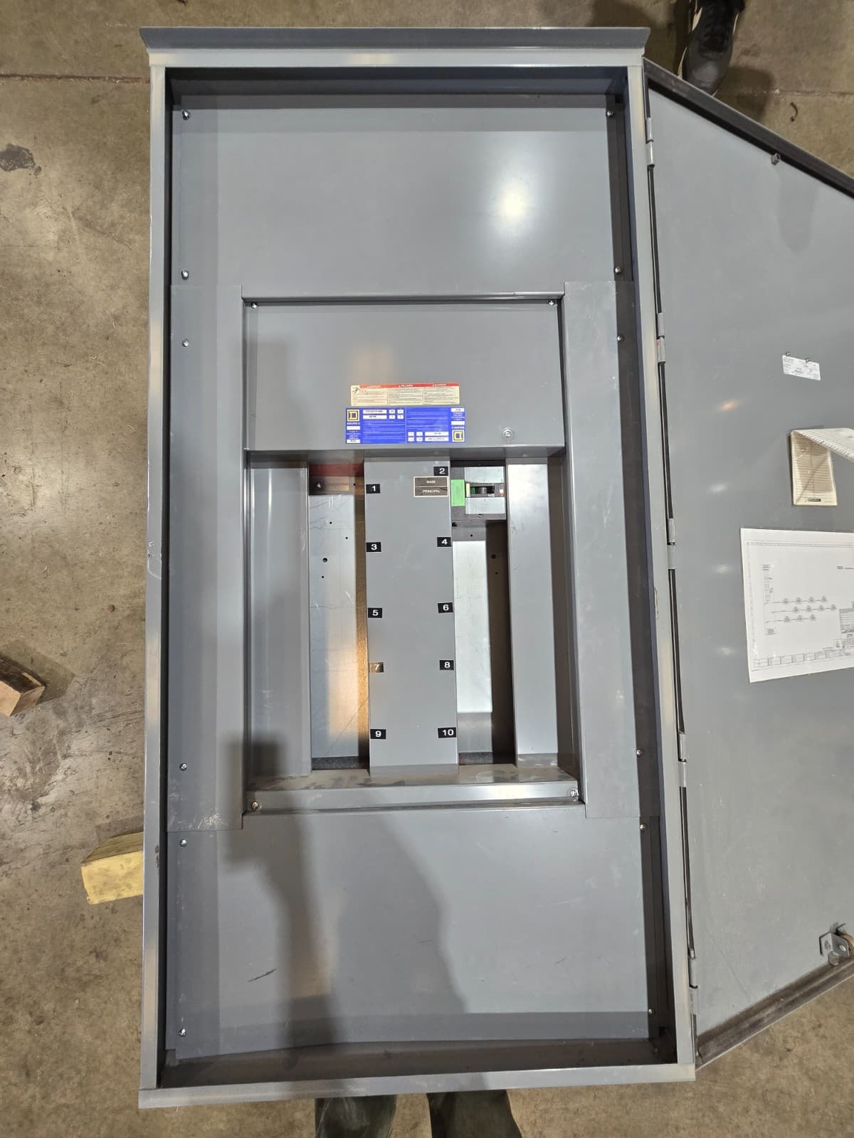 Square D I-Line Panel 225A 480V 3PH 3W MCB Panelboard 225 Amp JLA36225 30Cir 3R – image 1