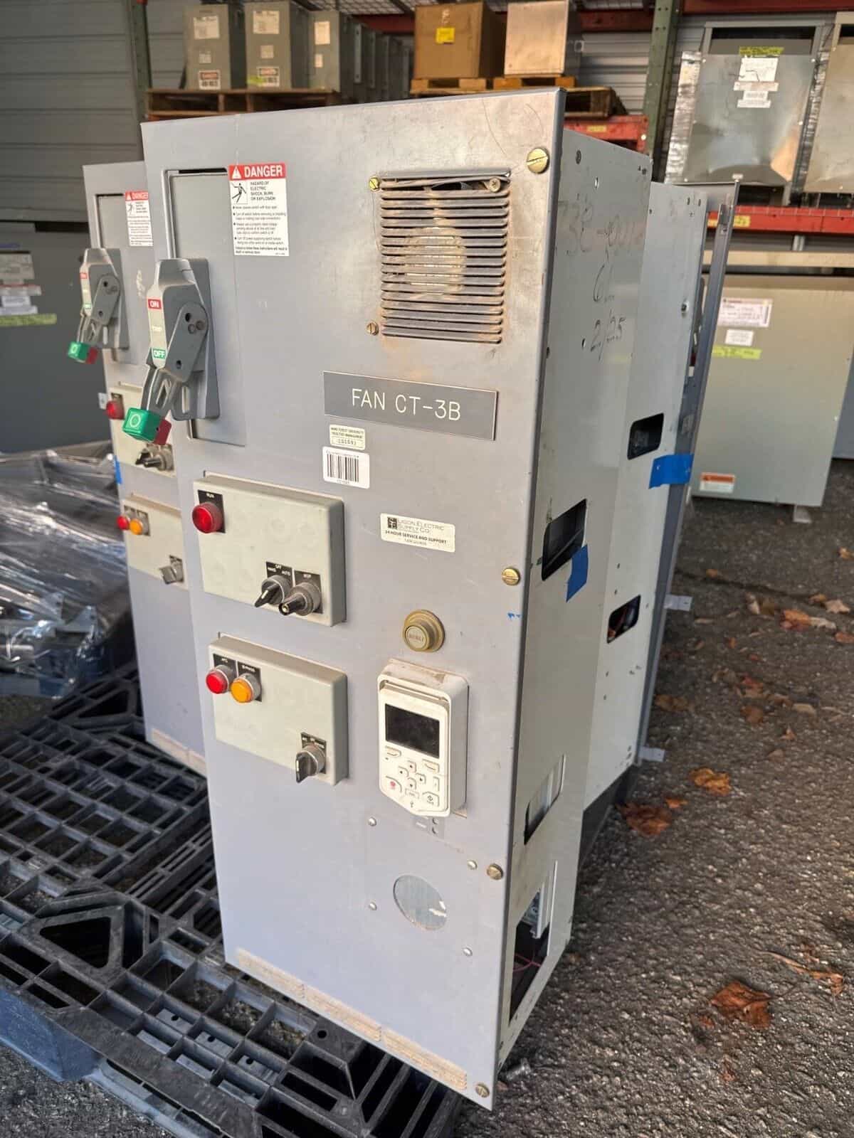 Square D Model 6 39" MCC Bucket VFD ACH580-01-044A-4 25HP 480V 3PH Altivar 66 Used