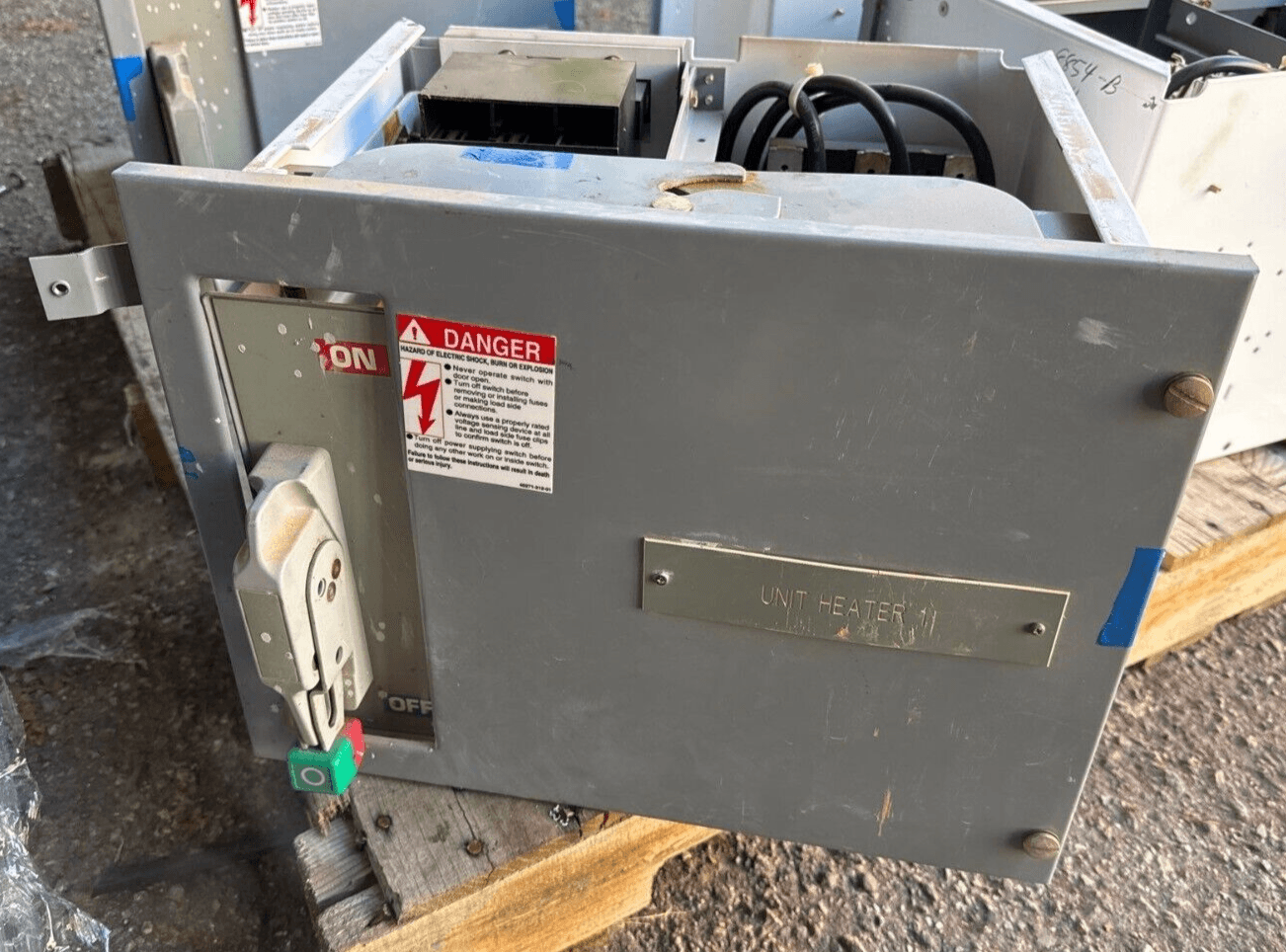 Square D Model 6 12" MCC Motor Control Center Bucket 30A 480V 3PH F 30 Amp Used – image 1