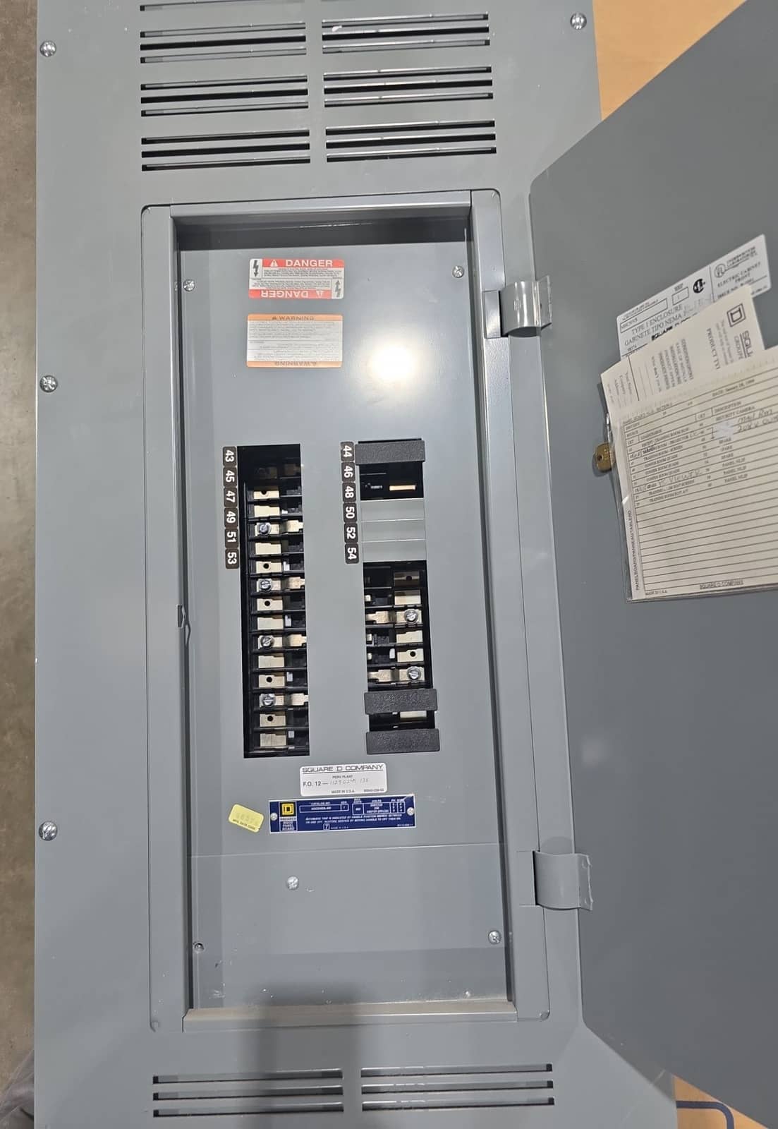 Square D NQOD Panel — image 1 of 7