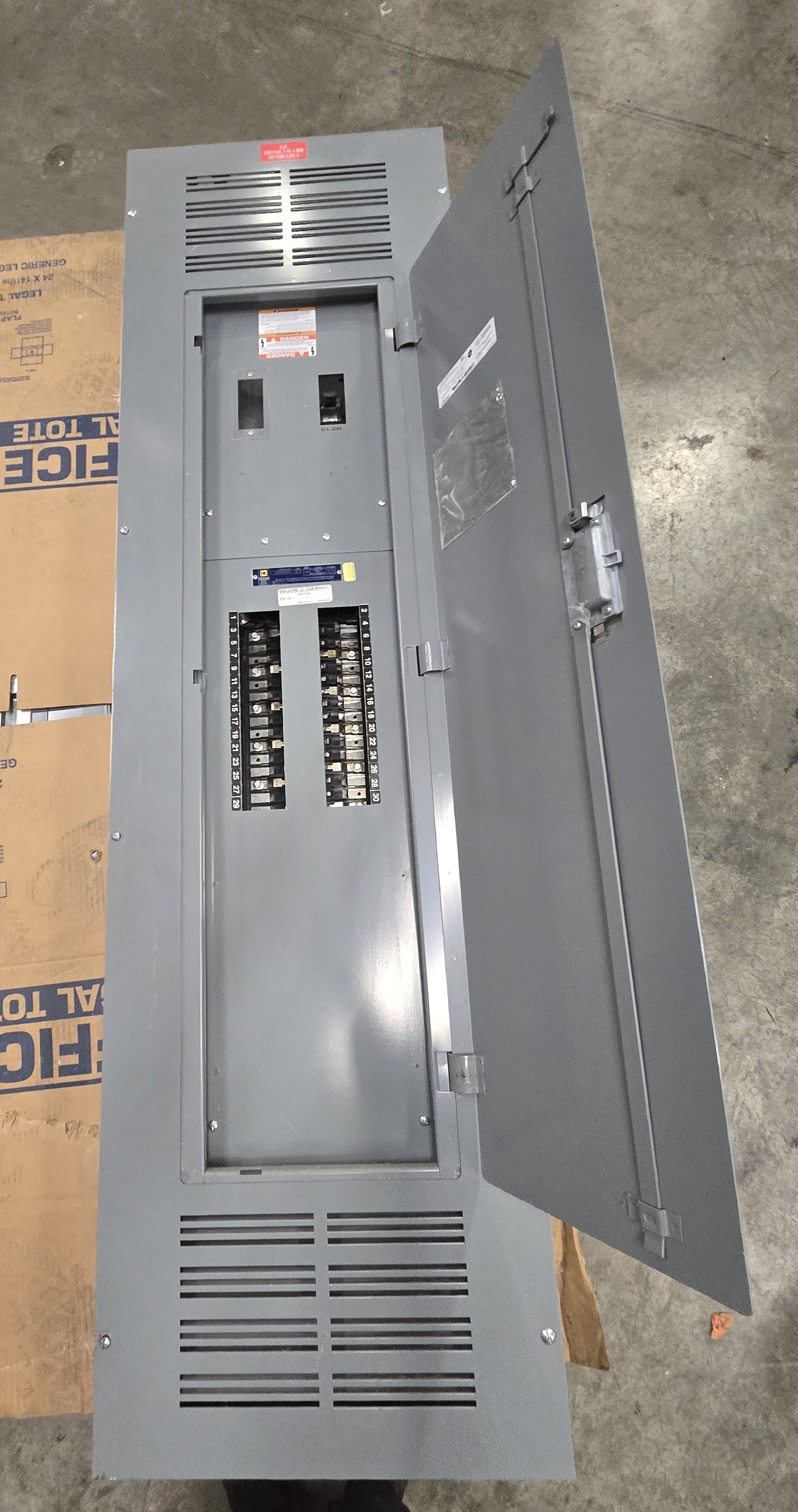 Square D NQOD430L400TFL Panelboard 400A 208/120V 3PH 4W 30Cir MLO Panel Sub 150A – image 1