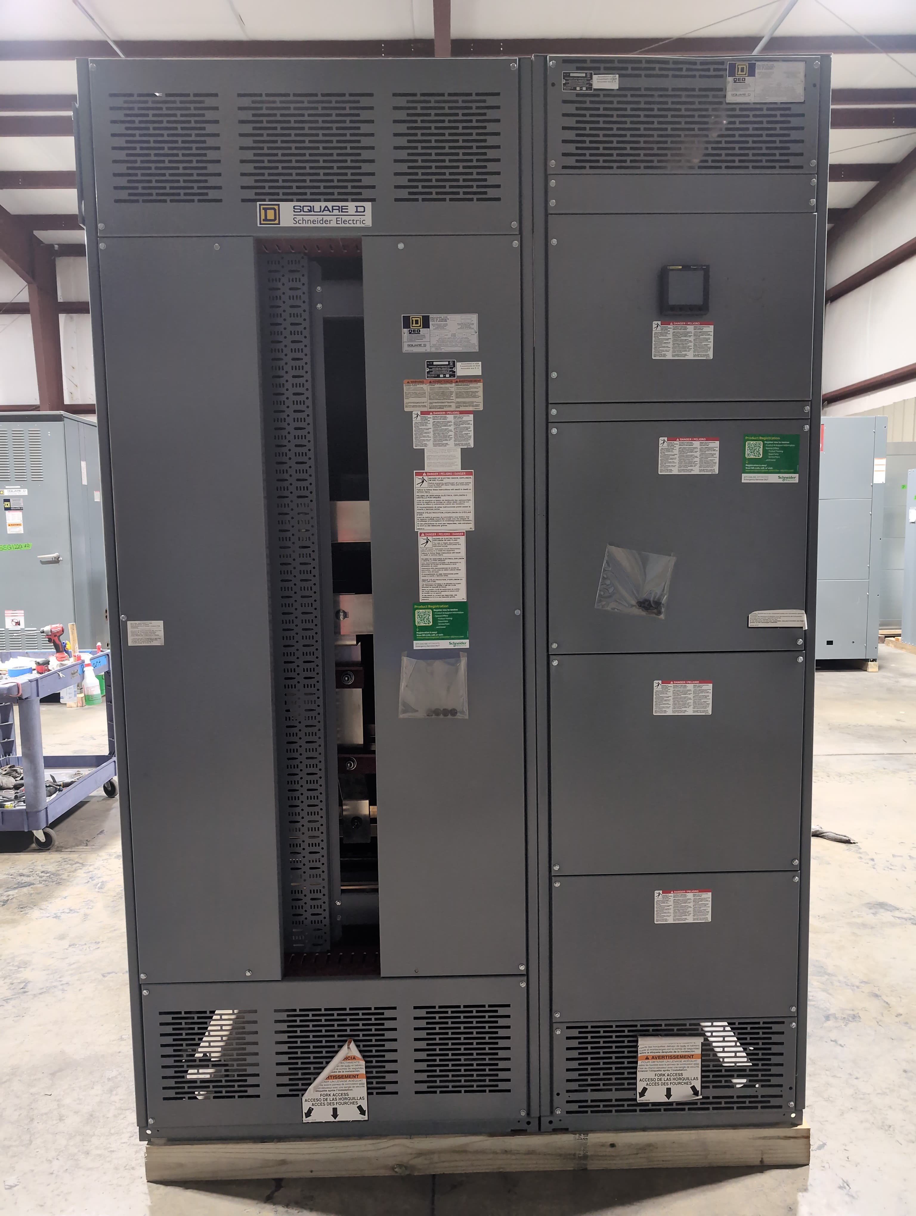 Square D QED I-Line Switchboard 1200A 480V 3PH 3W MLO Main Lug 1200 Amp 42 Space – image 1