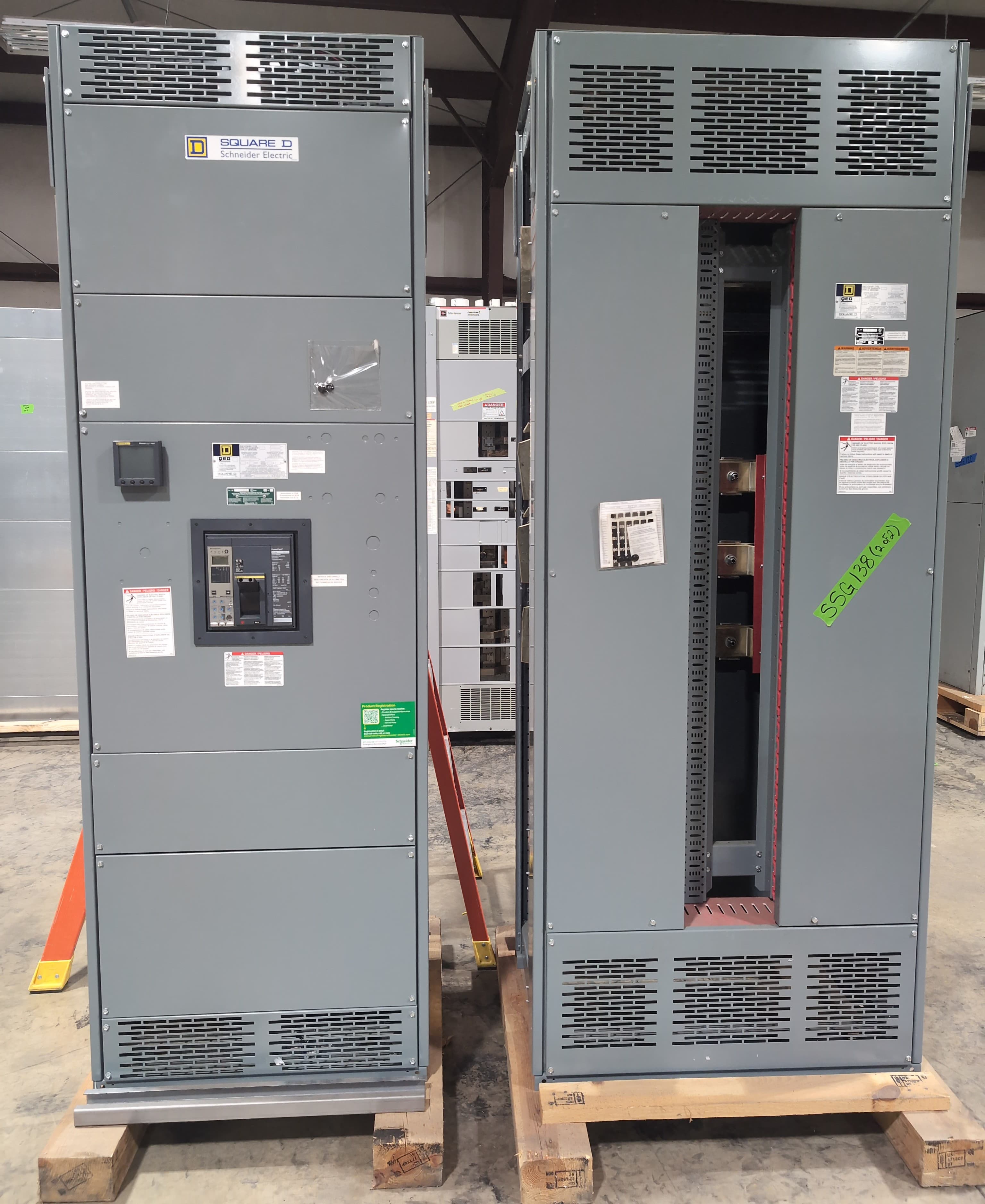 Square D QED I-Line Switchboard 800A 480/277V 3PH 4W MCB PJM36080U44ALU LSIG 42 Space – image 1
