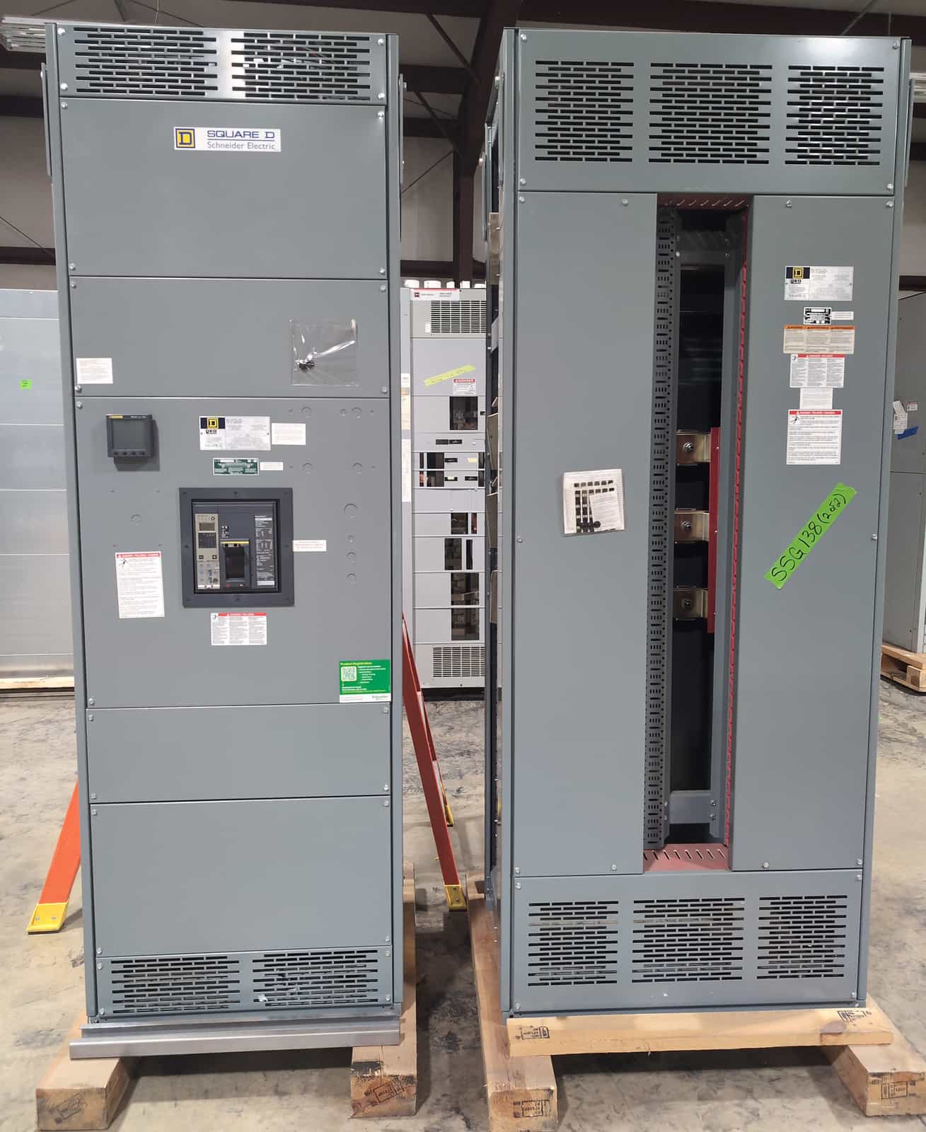 Square D QED I-Line Switchboard 800A 480/277V 3PH 4W MCB PJM36080U44ALU LSIG 42 Space
