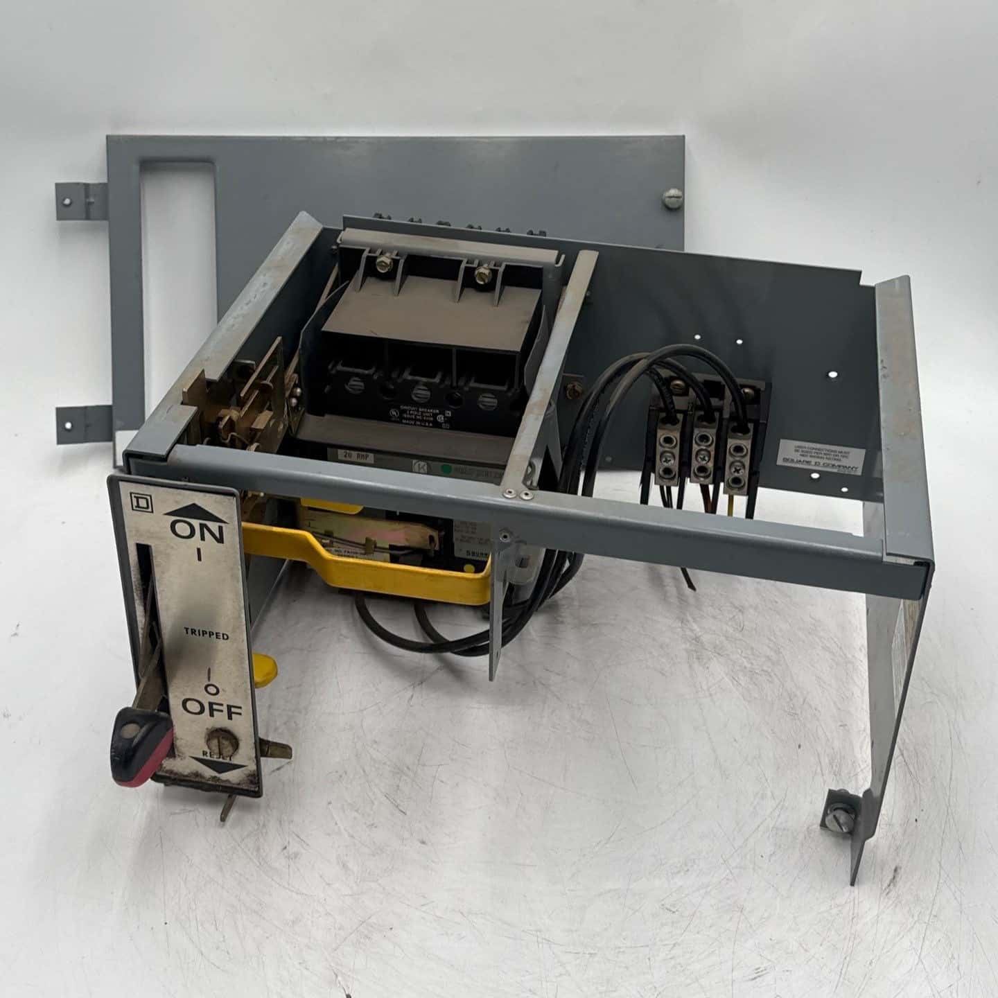 Square D Model 5 9" 20A Feeder MCC Bucket FCP34020TF Breaker 20 Amp