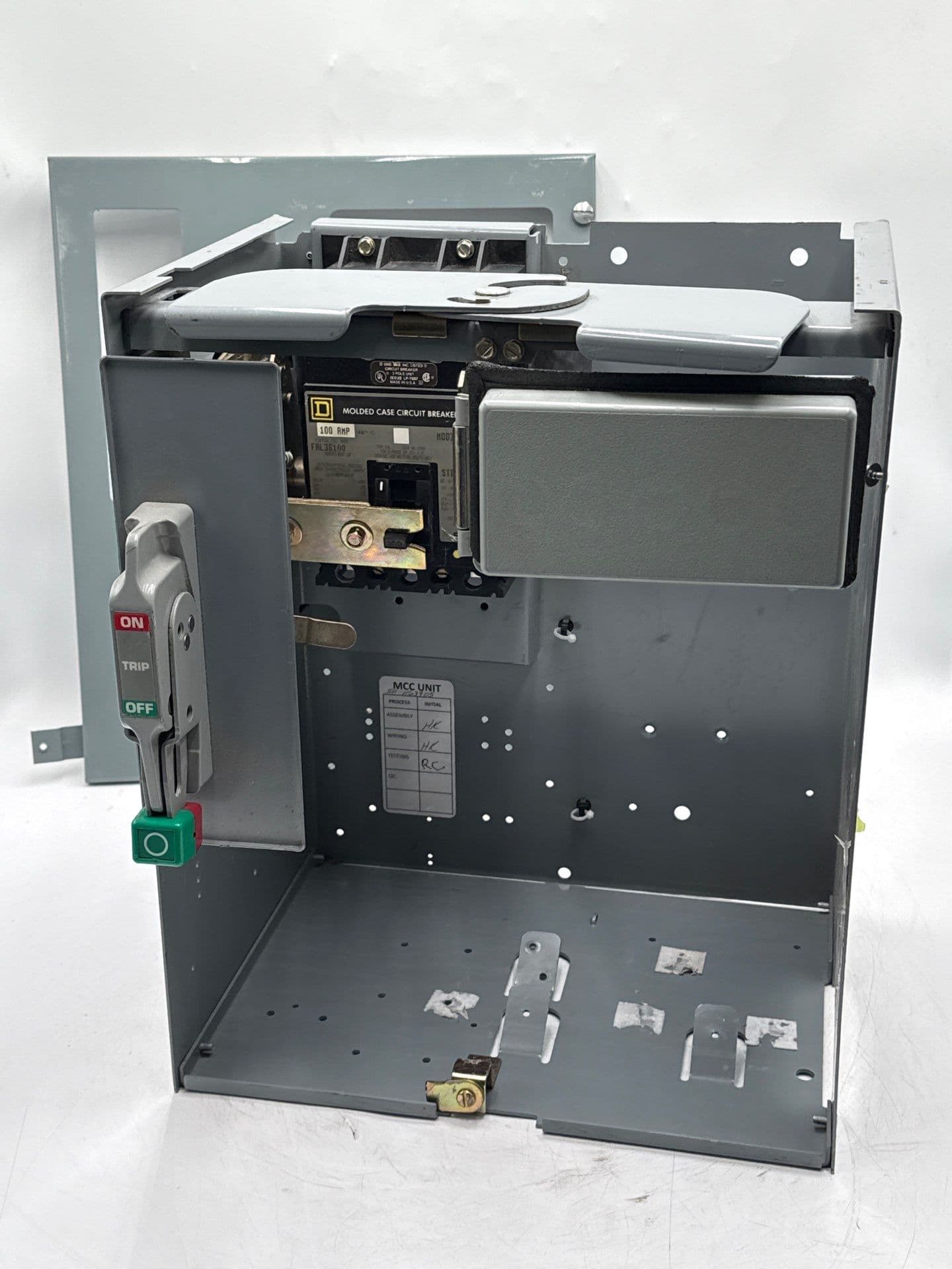 Square D Model 6 18" 100A Feeder MCC Bucket FAL36100 Breaker 100 Amp – image 1