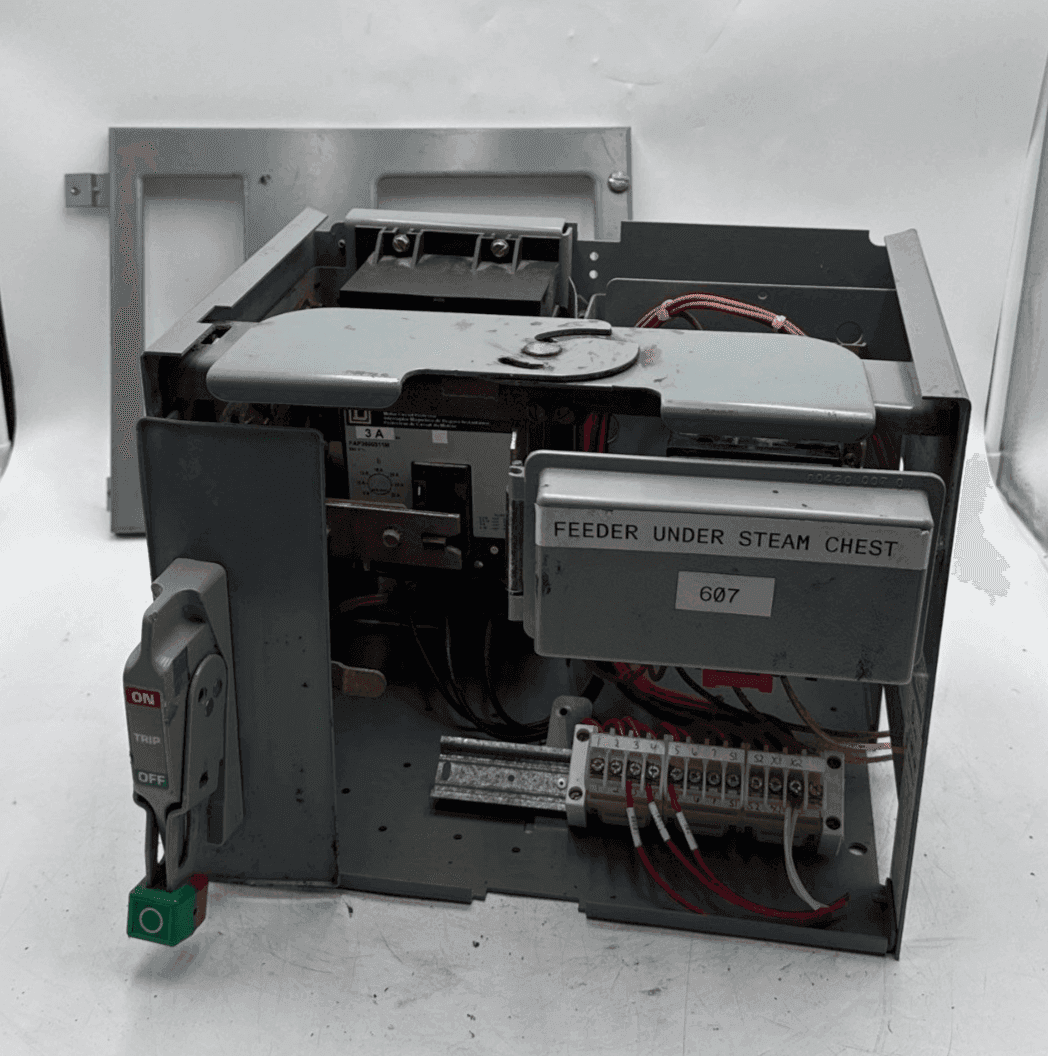 Square D Model 6 12" 3A Breaker Combo MCC Bucket Size 1 Starter FAP3600311M