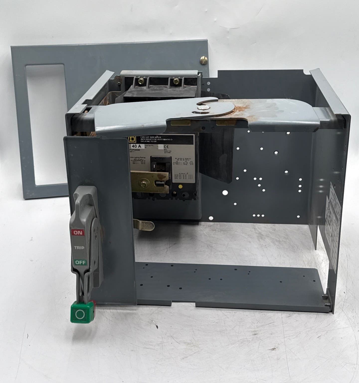 Square D Model 6 12" 40A Feeder MCC Bucket 40Amp FCP34040 Breaker – image 1