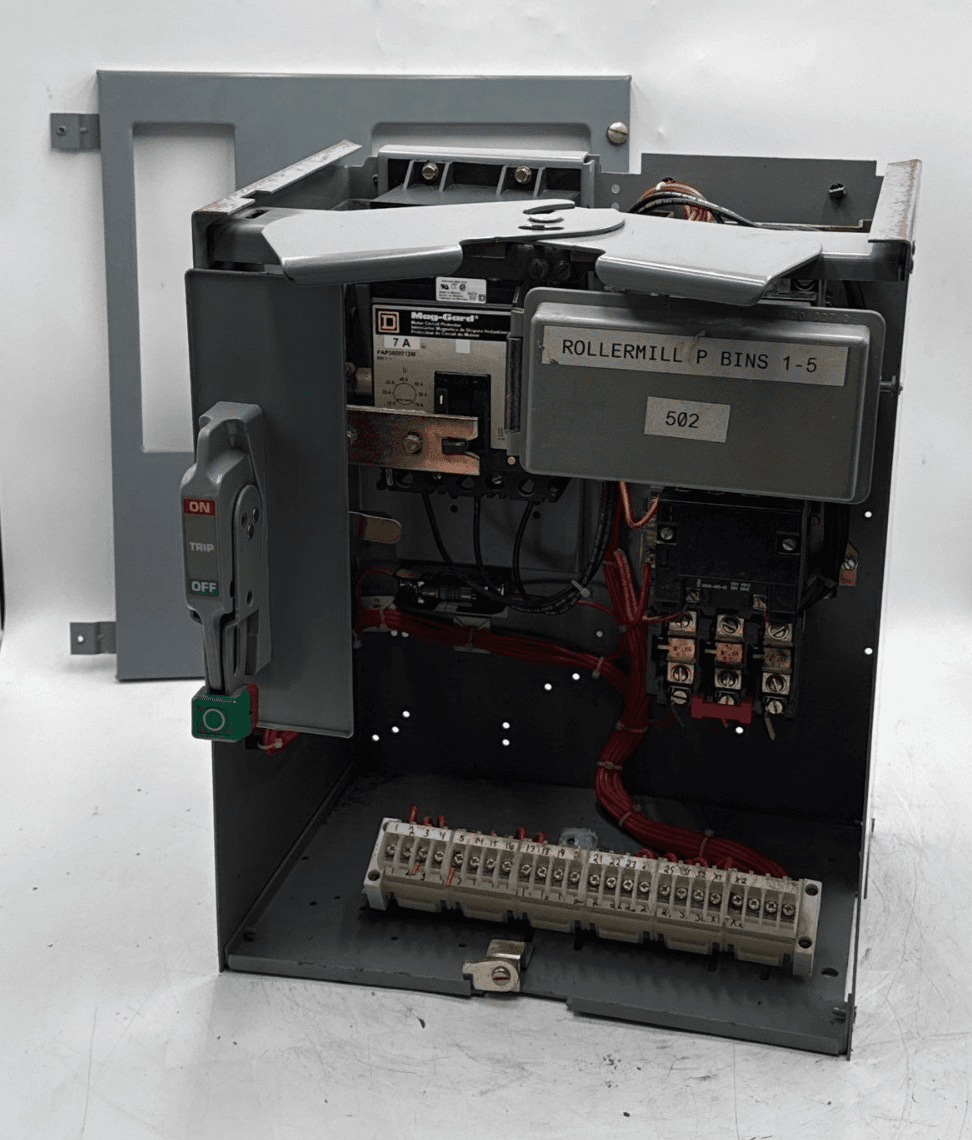 Square D Model 6 18" 7A Combo MCC Bucket Size 1 Reversing Starter FAP3600712M – image 1