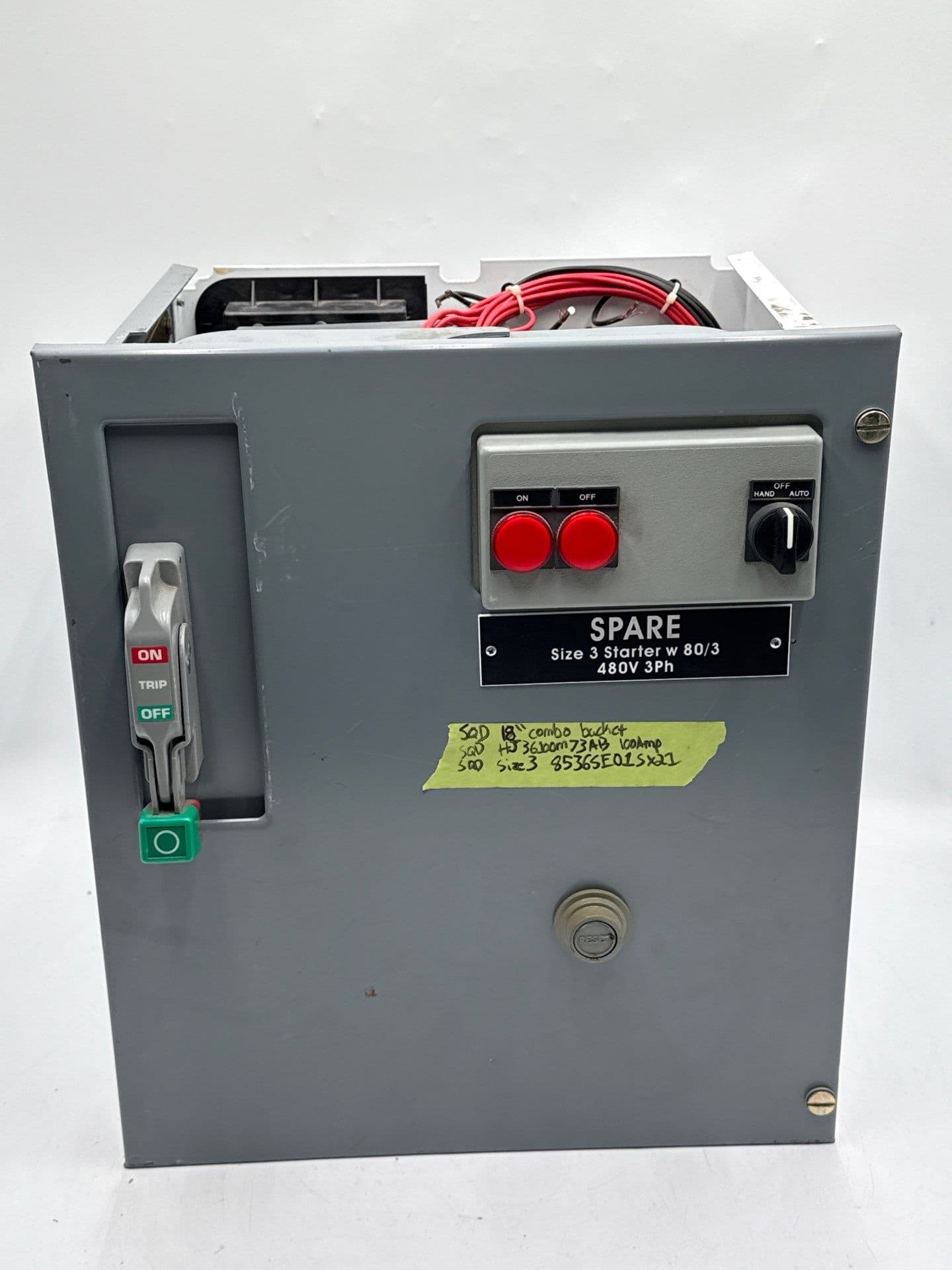 Square D Model 6 18" 100A Combo MCC Bucket Size 3 Starter 8536SEO1SX21 – image 1