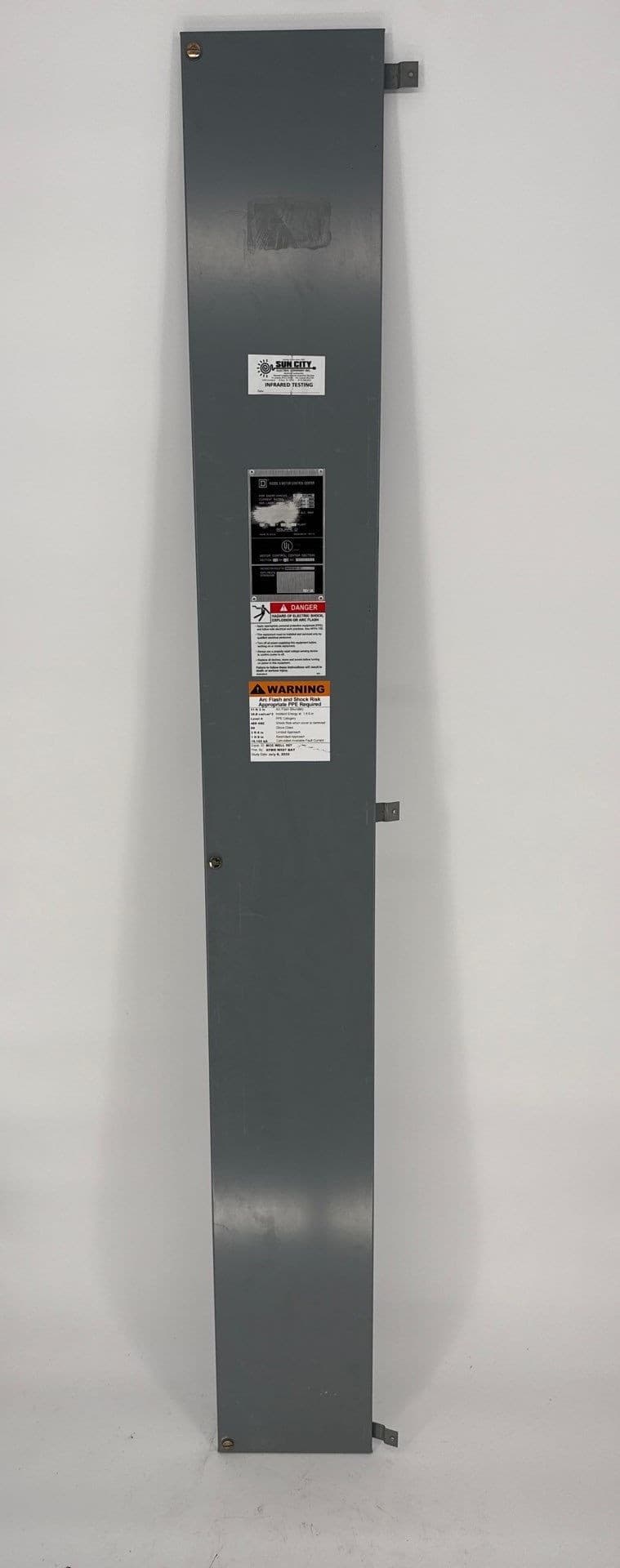 Square D Model 6 MCC Wire Way Door 72" x 9" Motor Control Center Trim – image 1