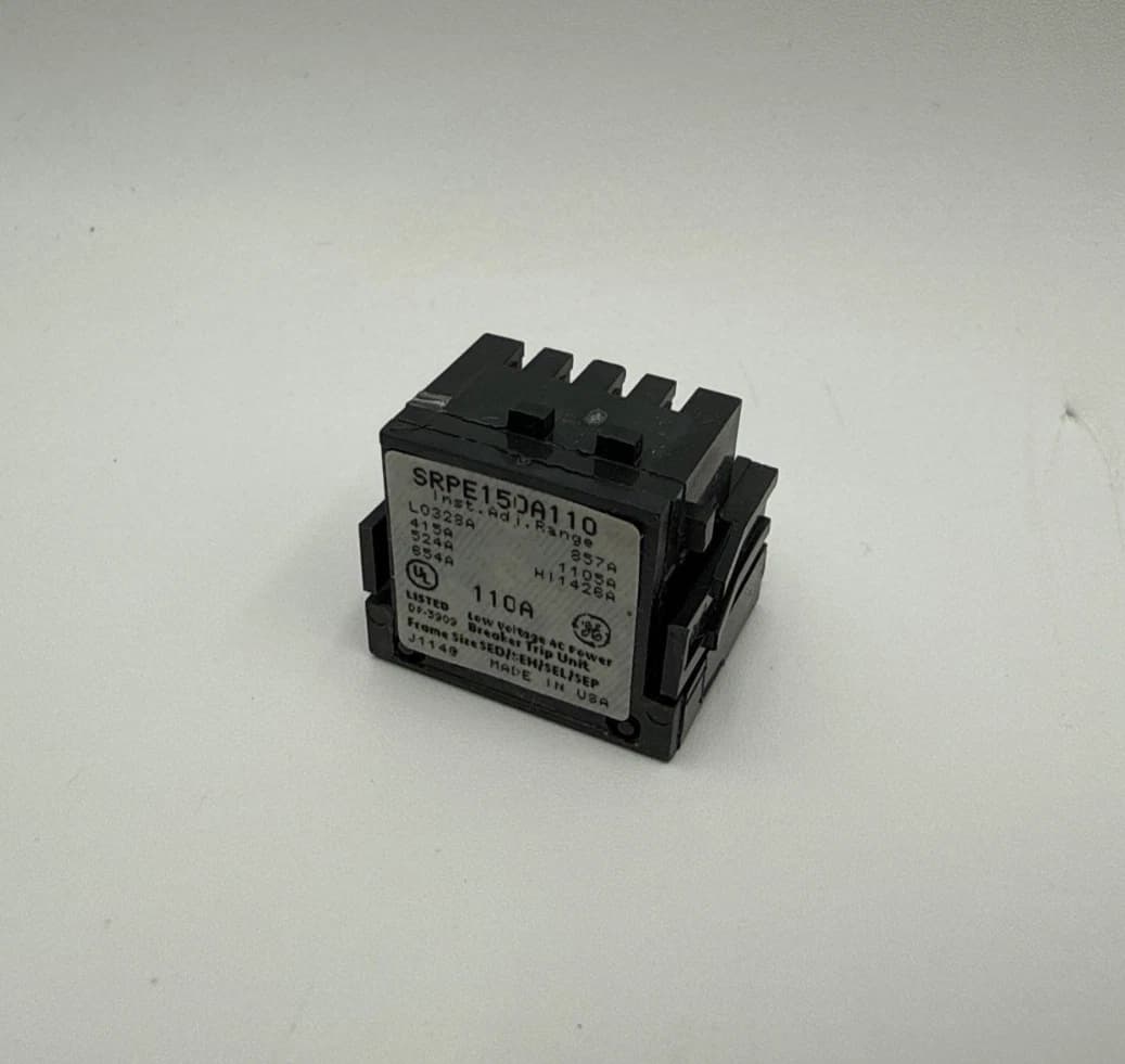 GE SRPE150A110 Rating Plug 110A SRPE150 110 Amp Frame SEDA SEHA SELA SEPA Used – image 1