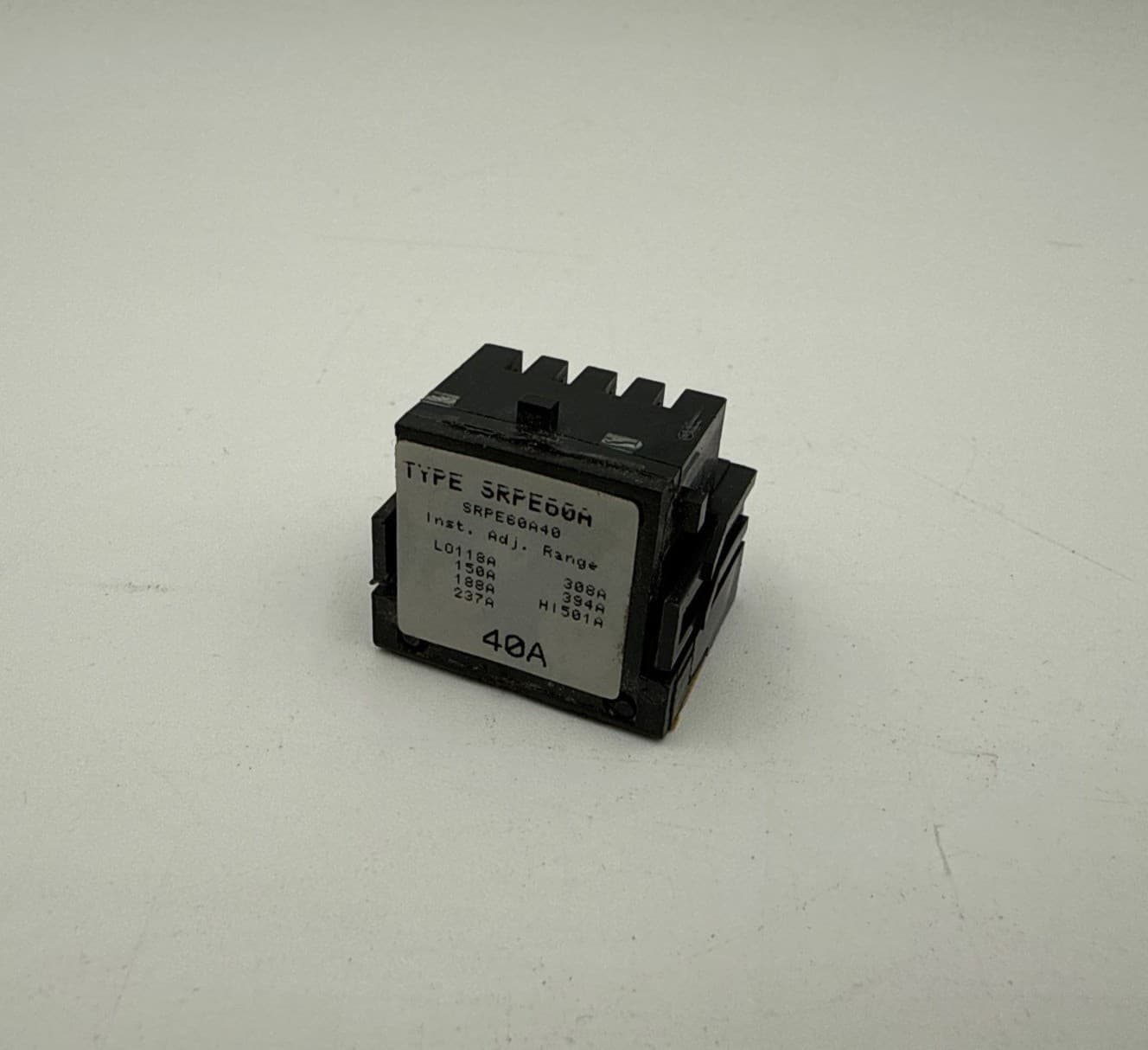 GE SRPE60A40 Rating Plug 40A SRPE60 40 Amp Frame SEDA SEHA SELA SEPA – image 1