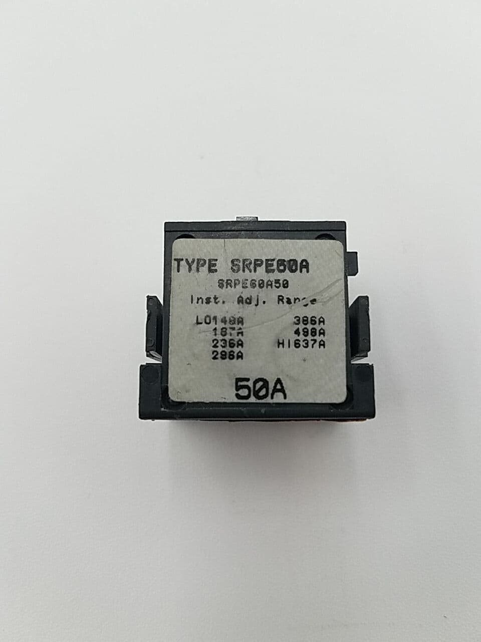 GE SRPE60A50 Rating Plug 50A SRPE60 50 Amp Frame SEDA SEHA SELA SEPA – image 1