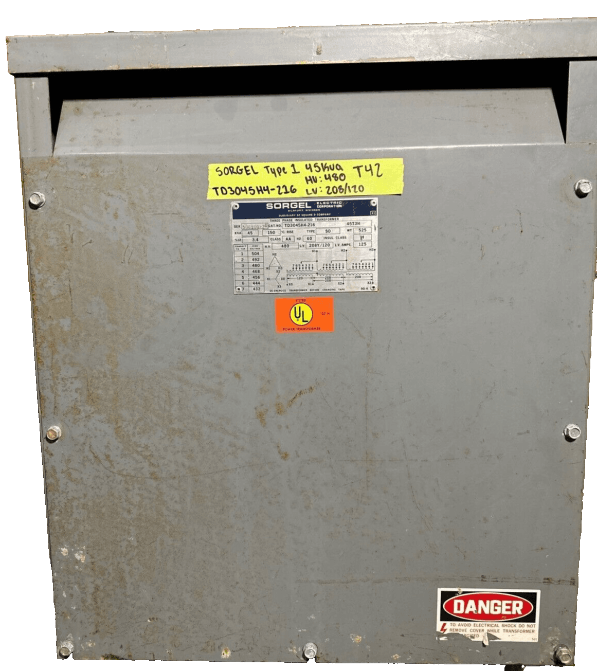 SORGEL TD3045H4-216 Dry Type Transformers — image 1 of 7