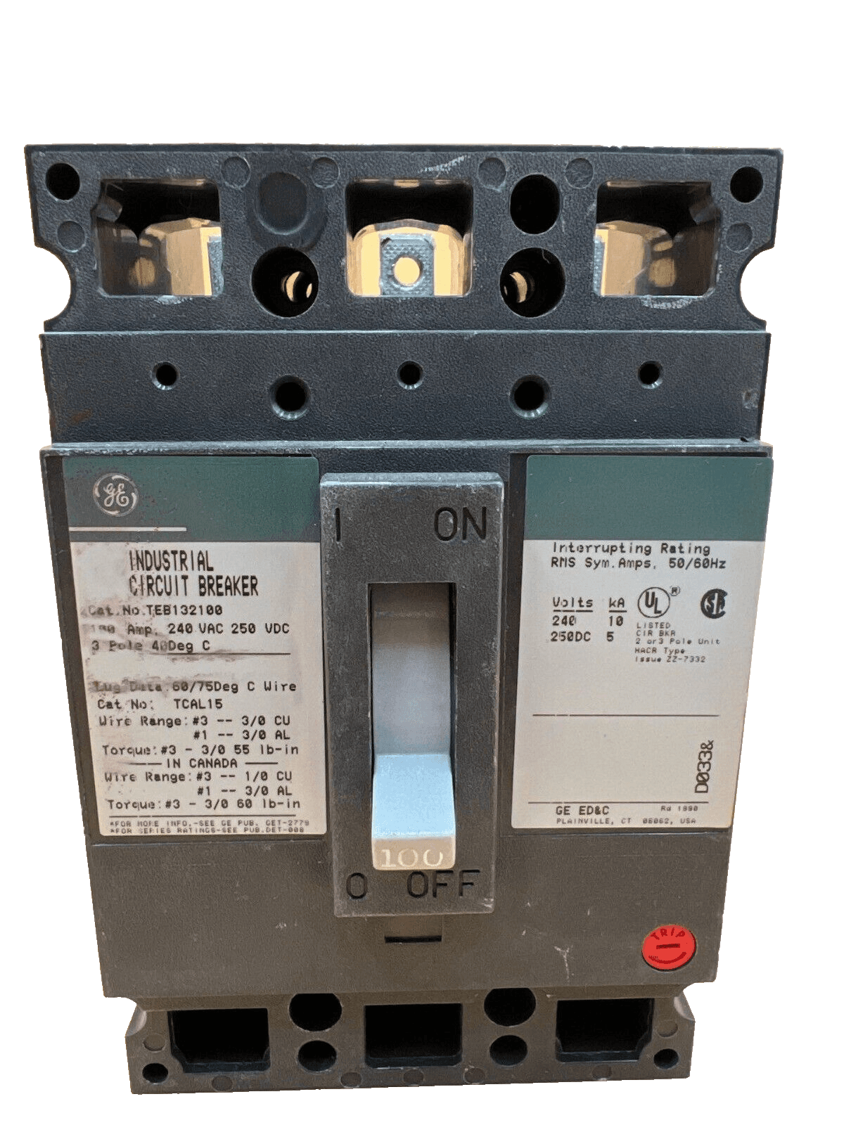 GE TEB132100 – image 1