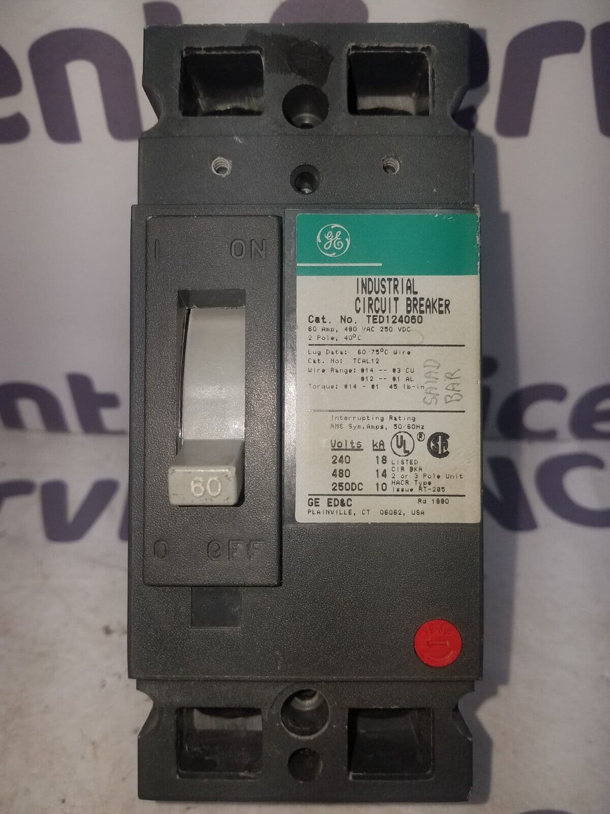 GE TED124060 – image 1