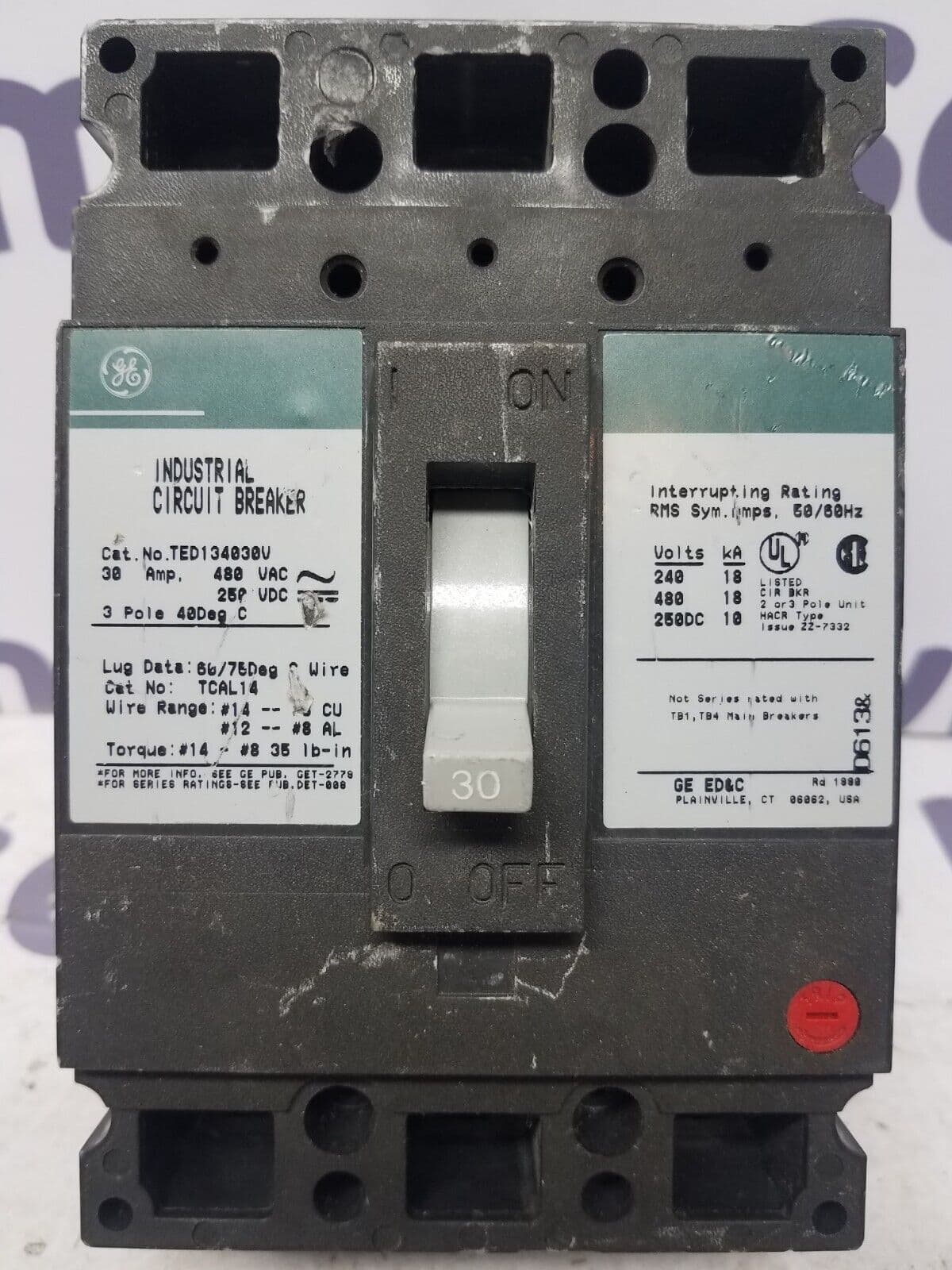 GE TED134030V – image 1