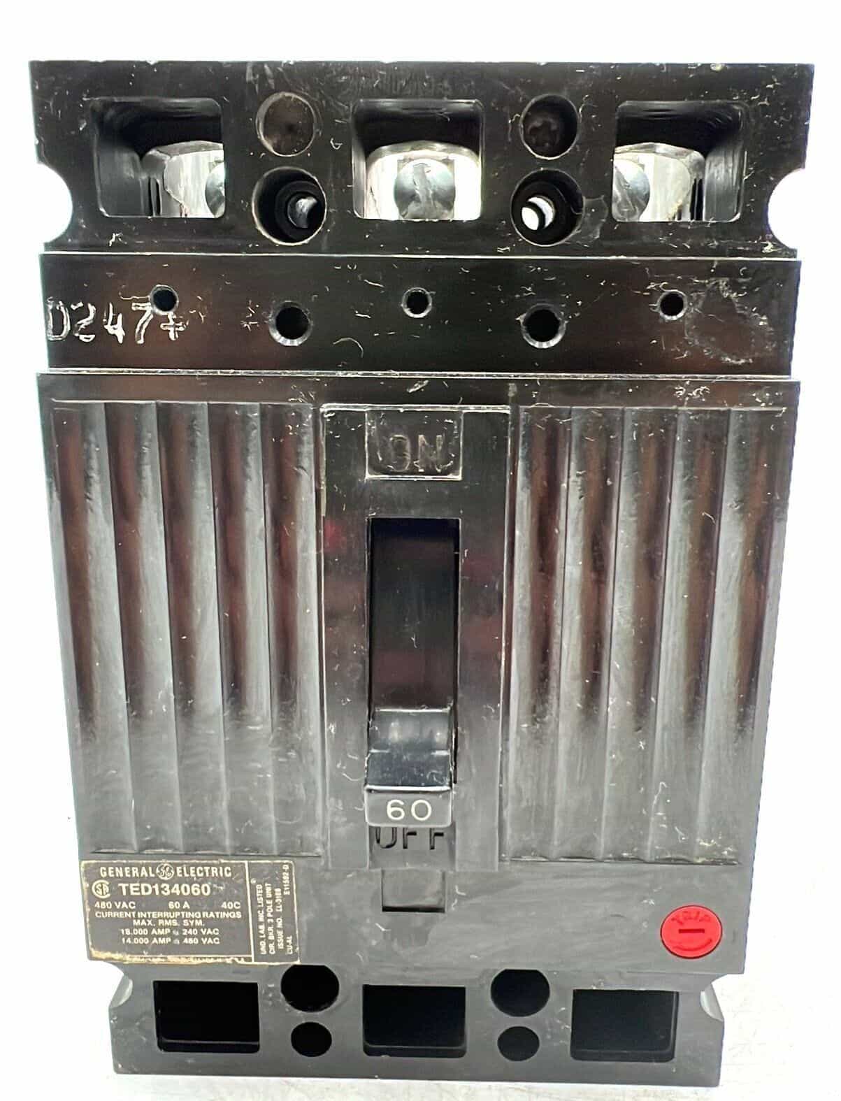 GE TED134060 Circuit Breaker — image 1 of 5