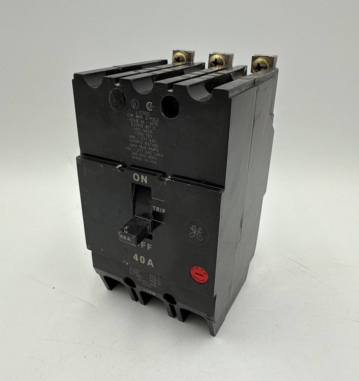 GE TEY340 Circuit Breaker — image 1 of 7