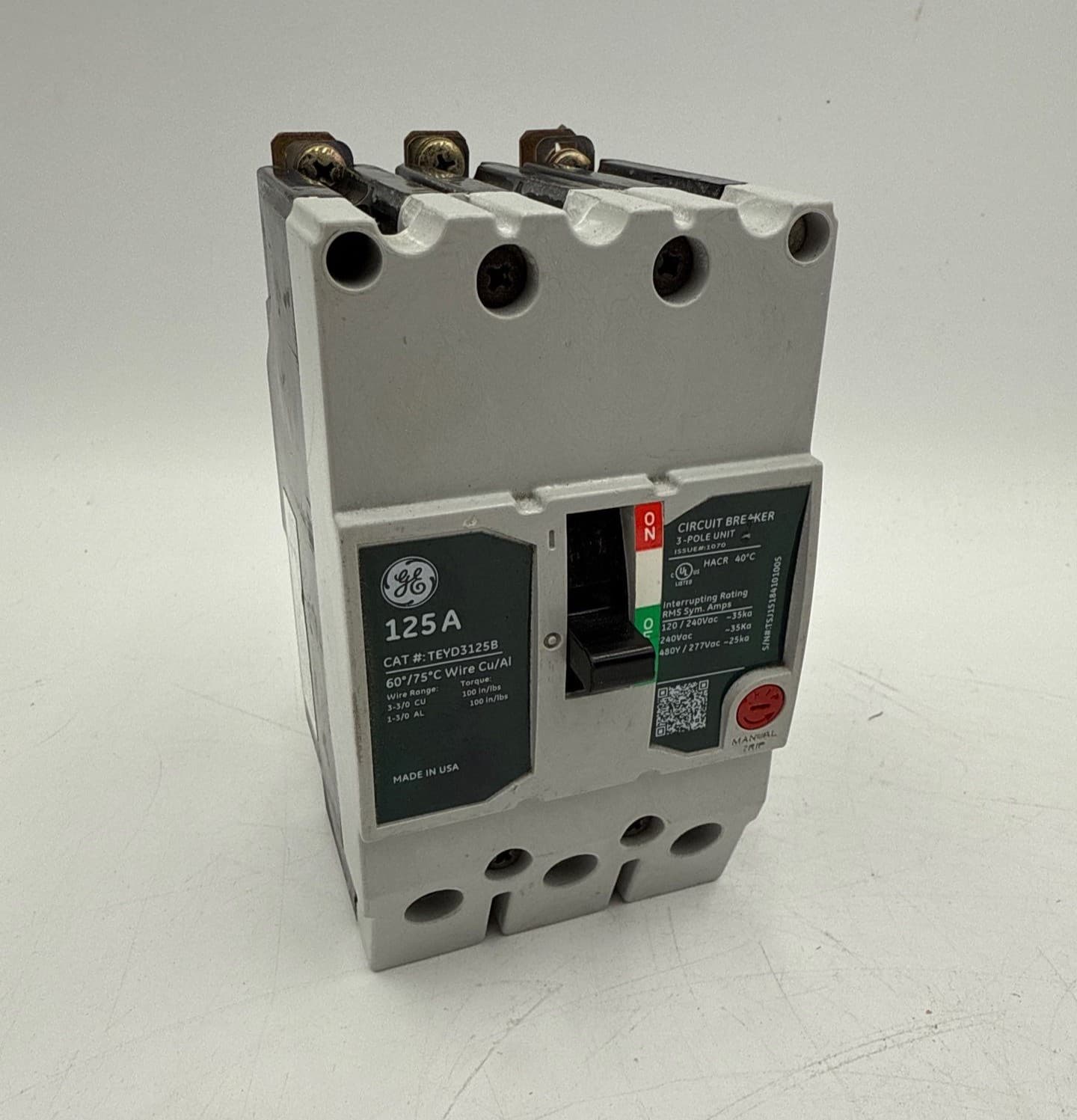 GE TEYD3125B Circuit Breaker — image 1 of 8