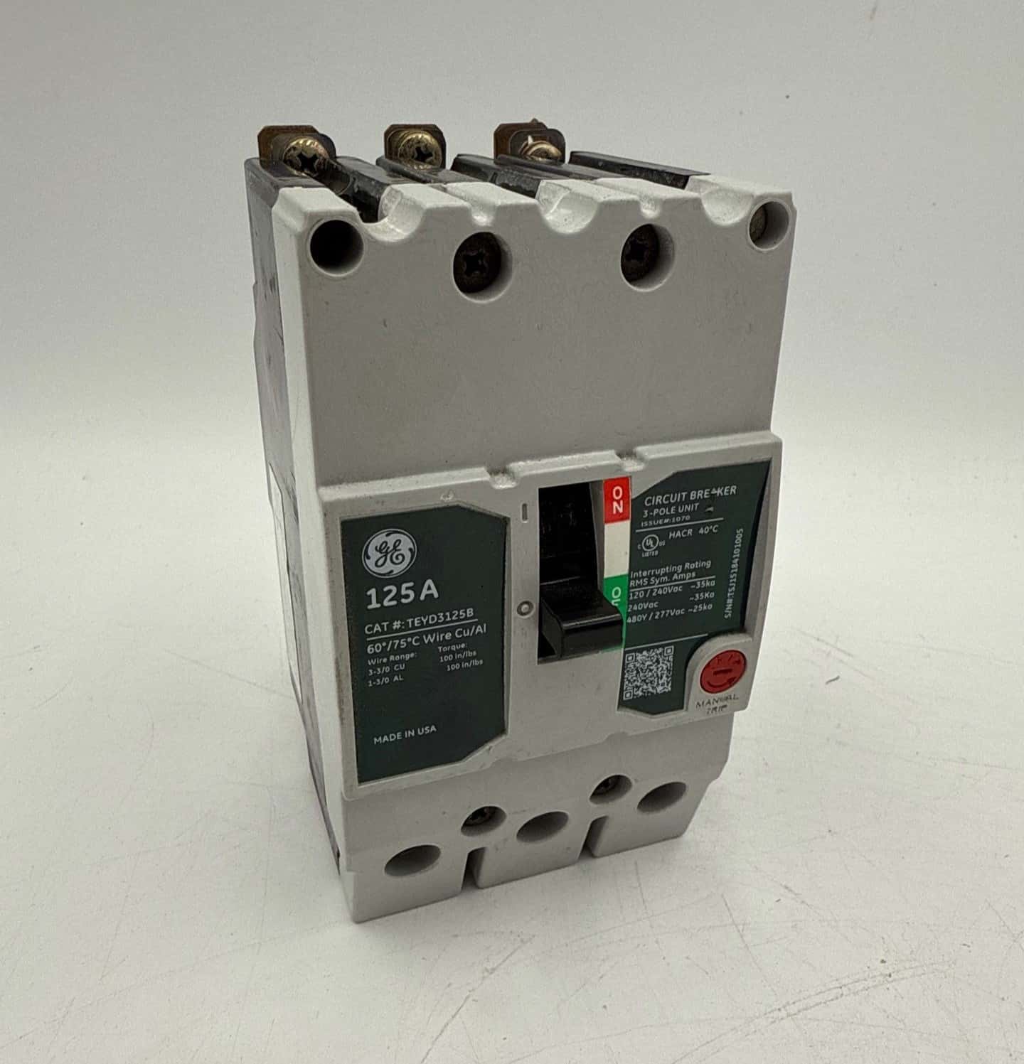 GE TEYD3125B Circuit Breaker — image 1 of 8