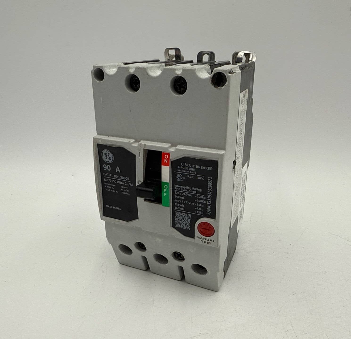 GE TEYL3090B Circuit Breaker — image 1 of 8