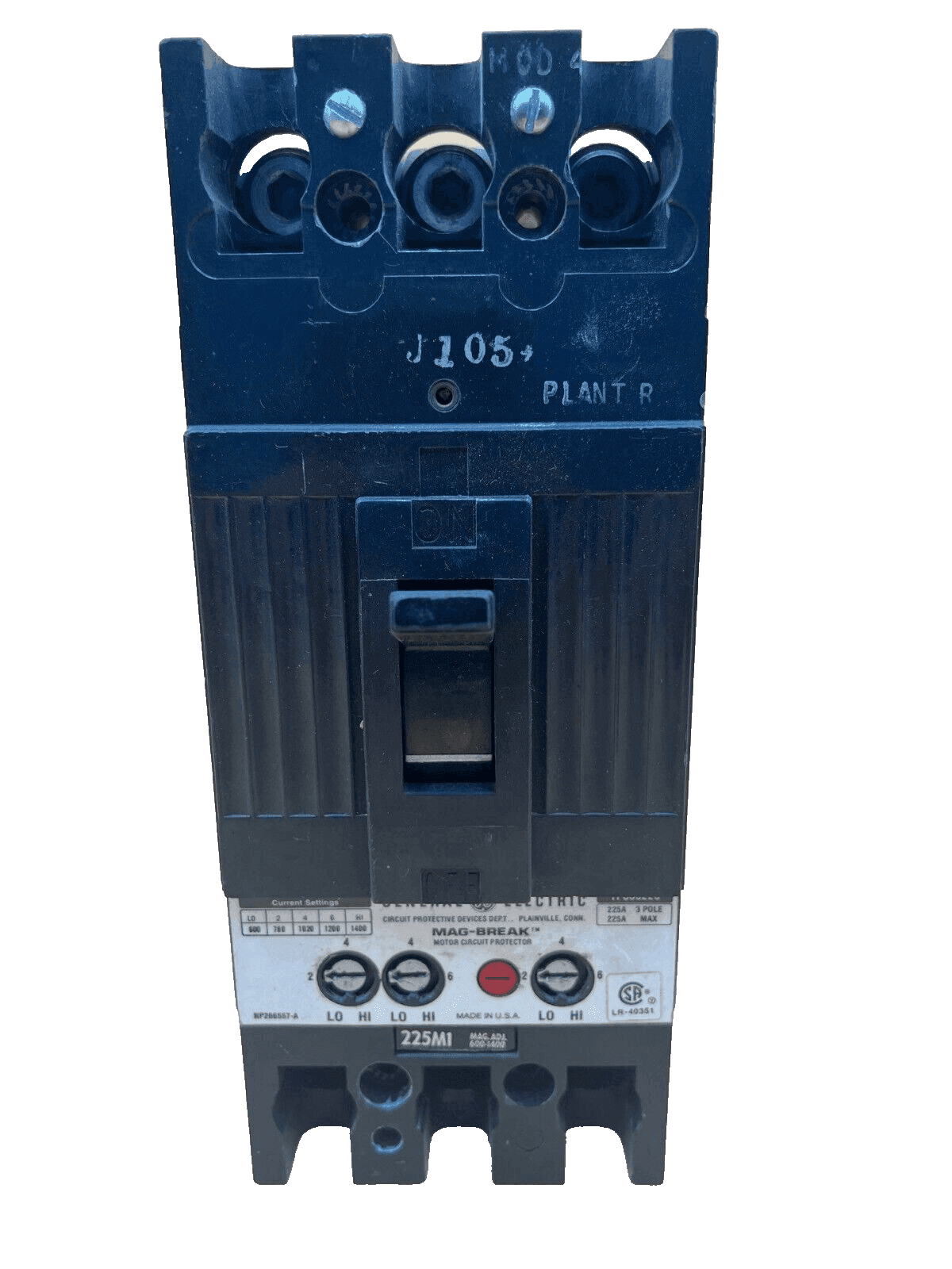 GE TFC36225 Circuit Breaker — image 1 of 6