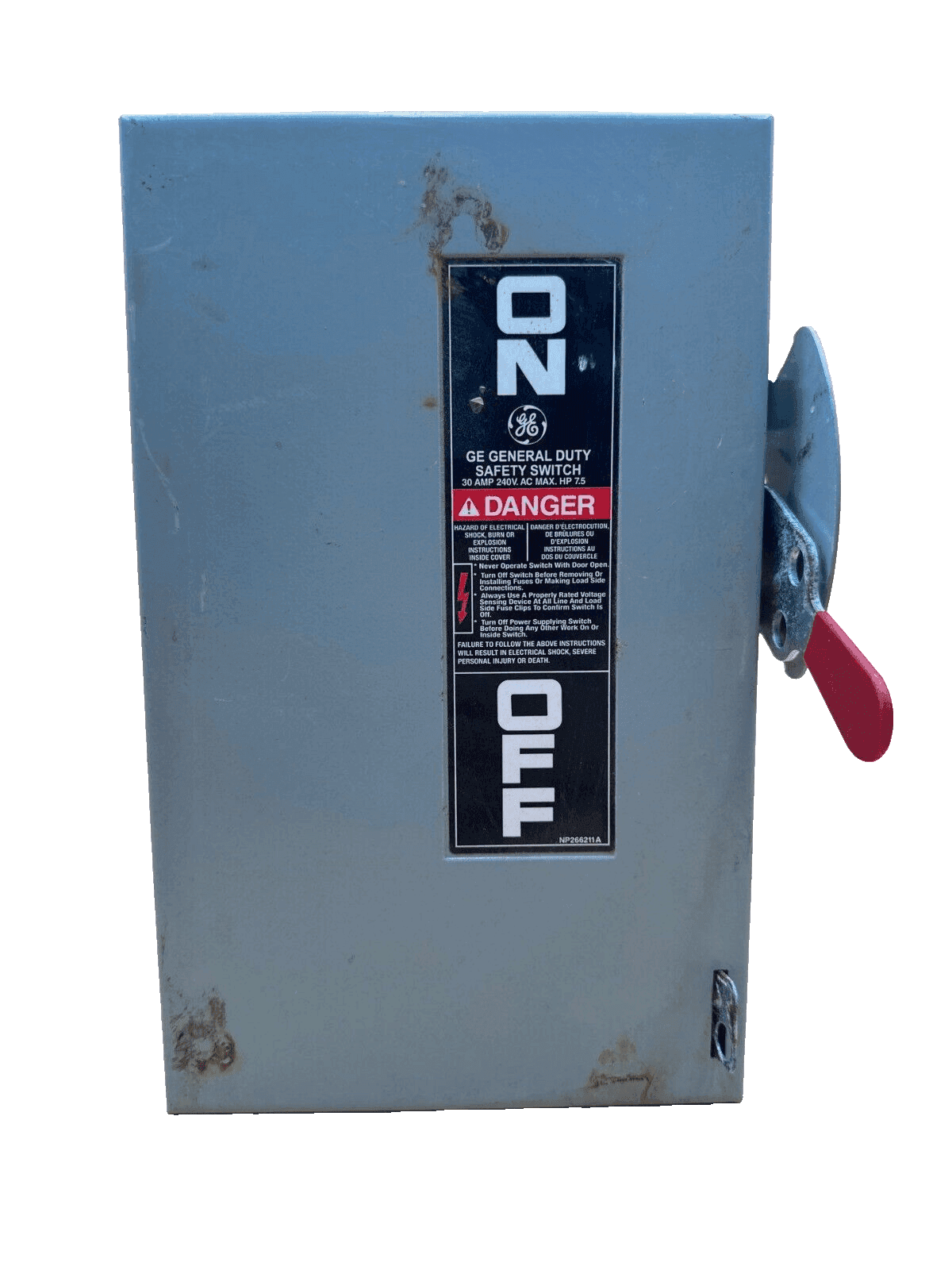GE TG3221 Disconnect — image 1 of 4
