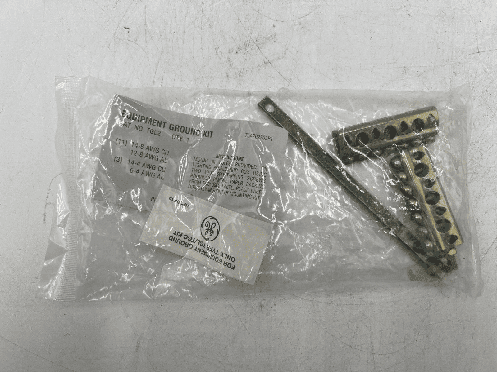 Ge TGL2 Ground Bar Kit Powermark Gold And Plus Load Centers 600A