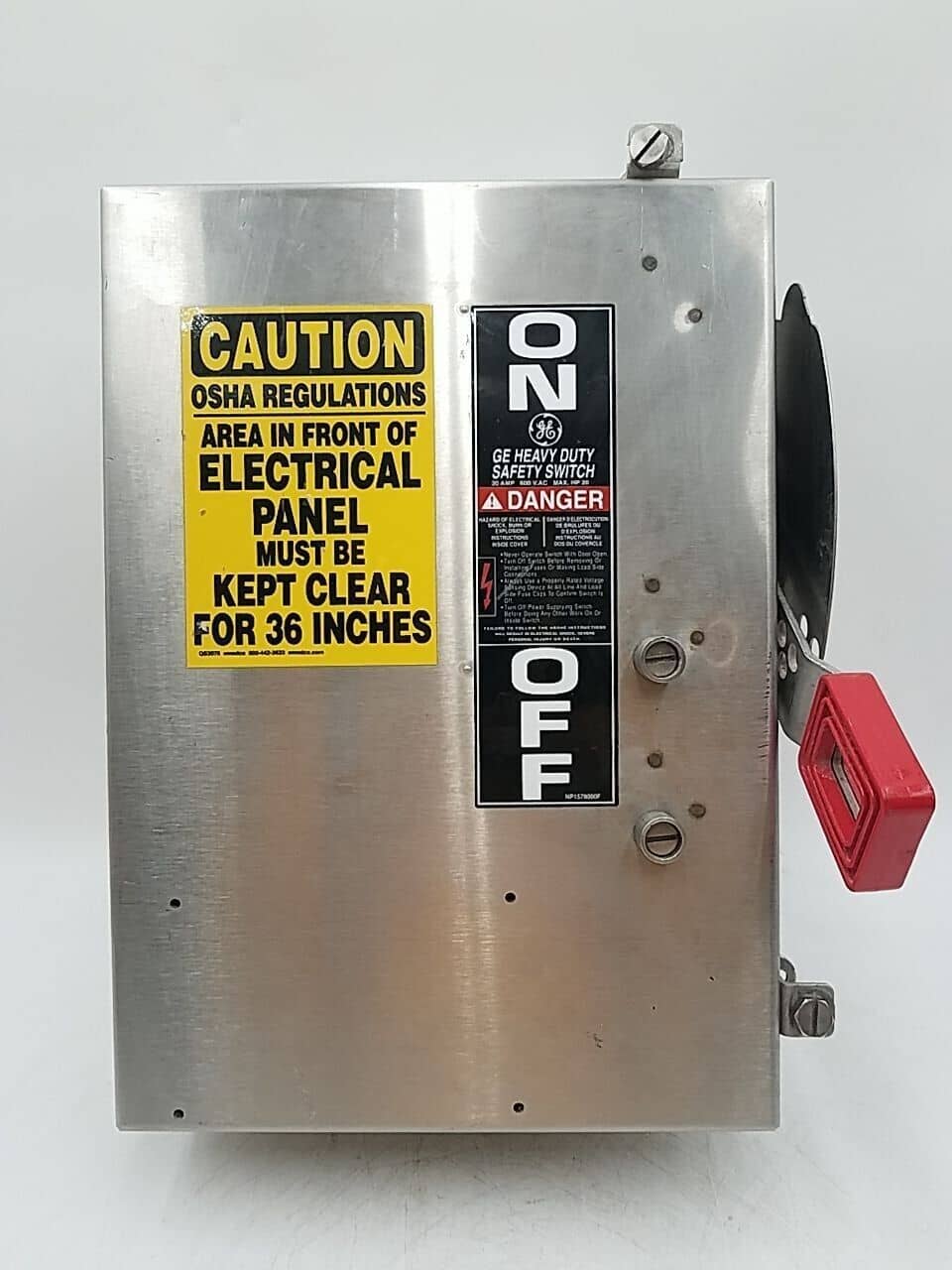 GE TH3361SS Disconnect — image 1 of 11