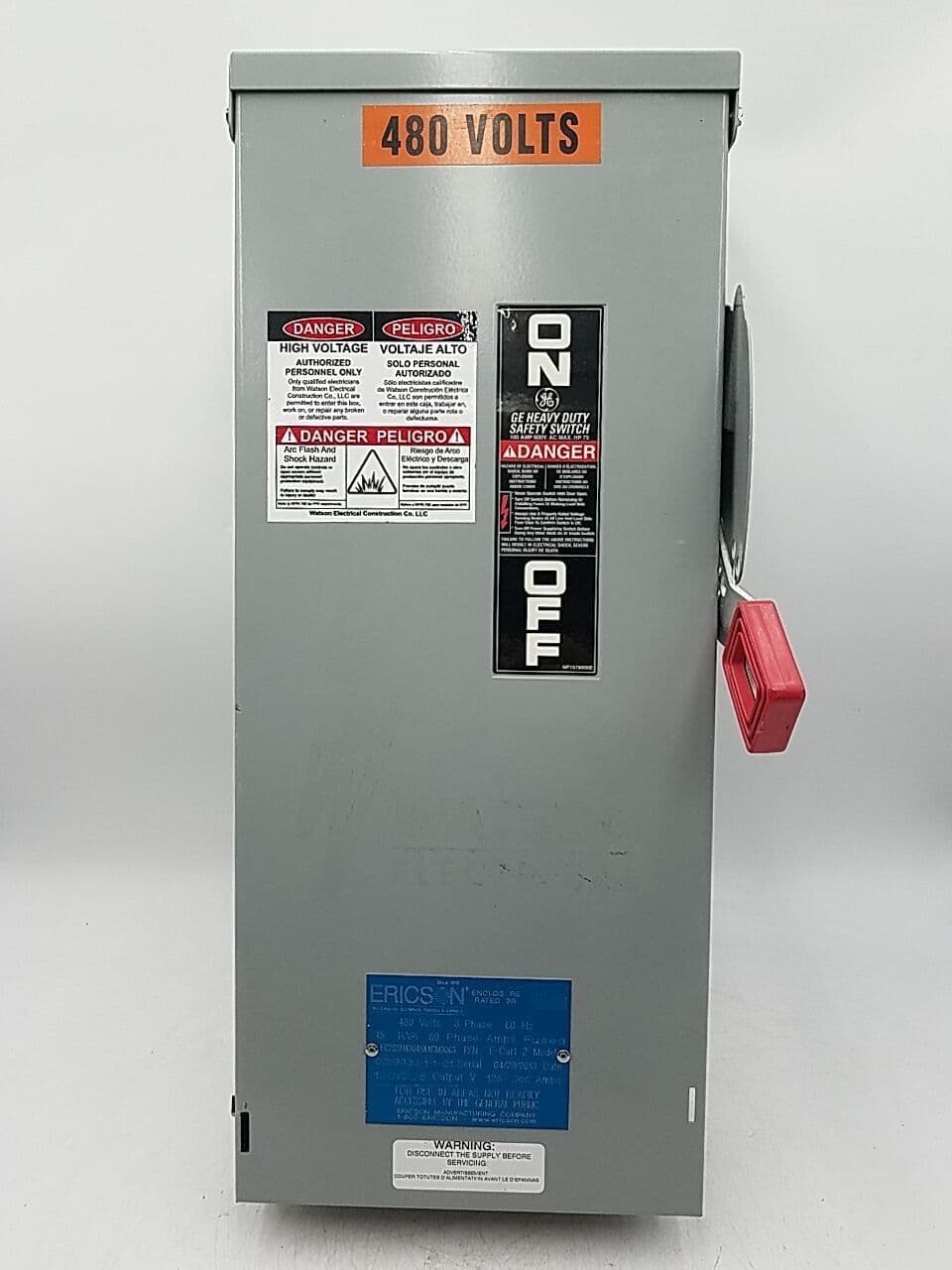 GE TH3363R Disconnect — image 1 of 11