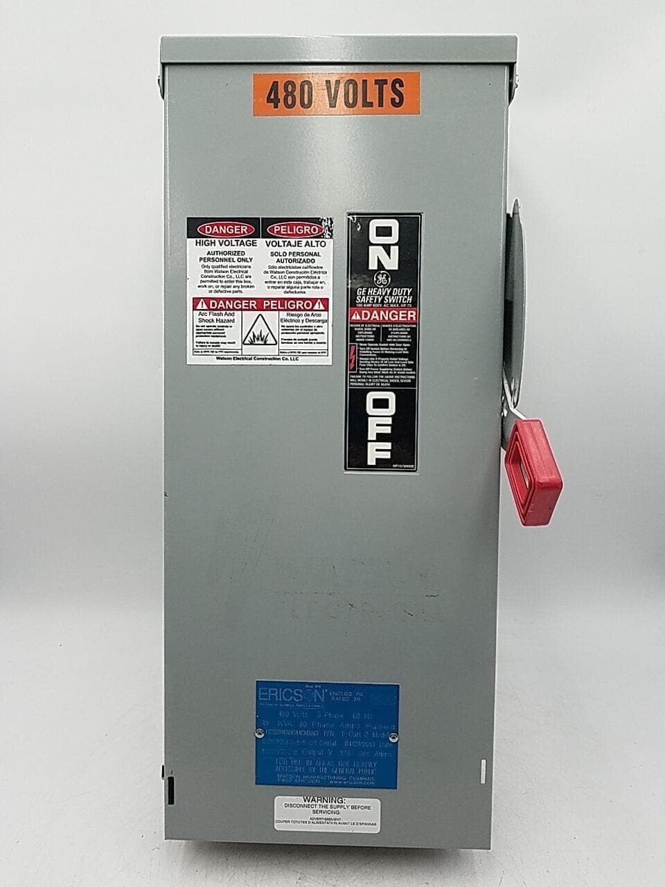 GE TH3363R Disconnect — image 1 of 11