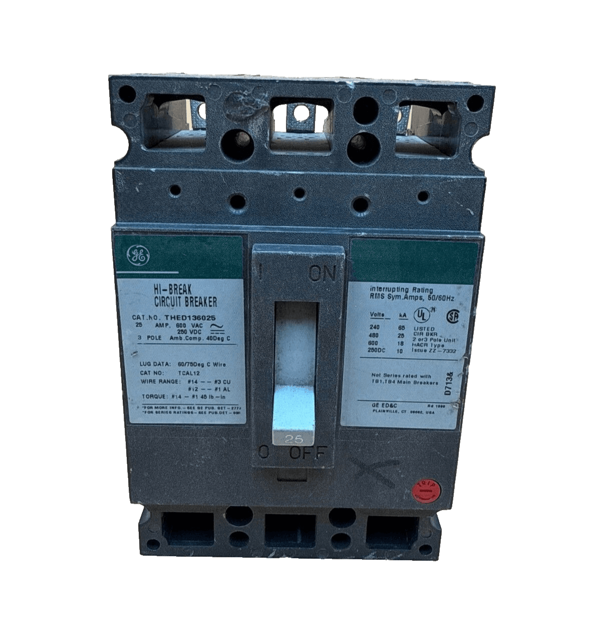 GE THED136025 – image 1