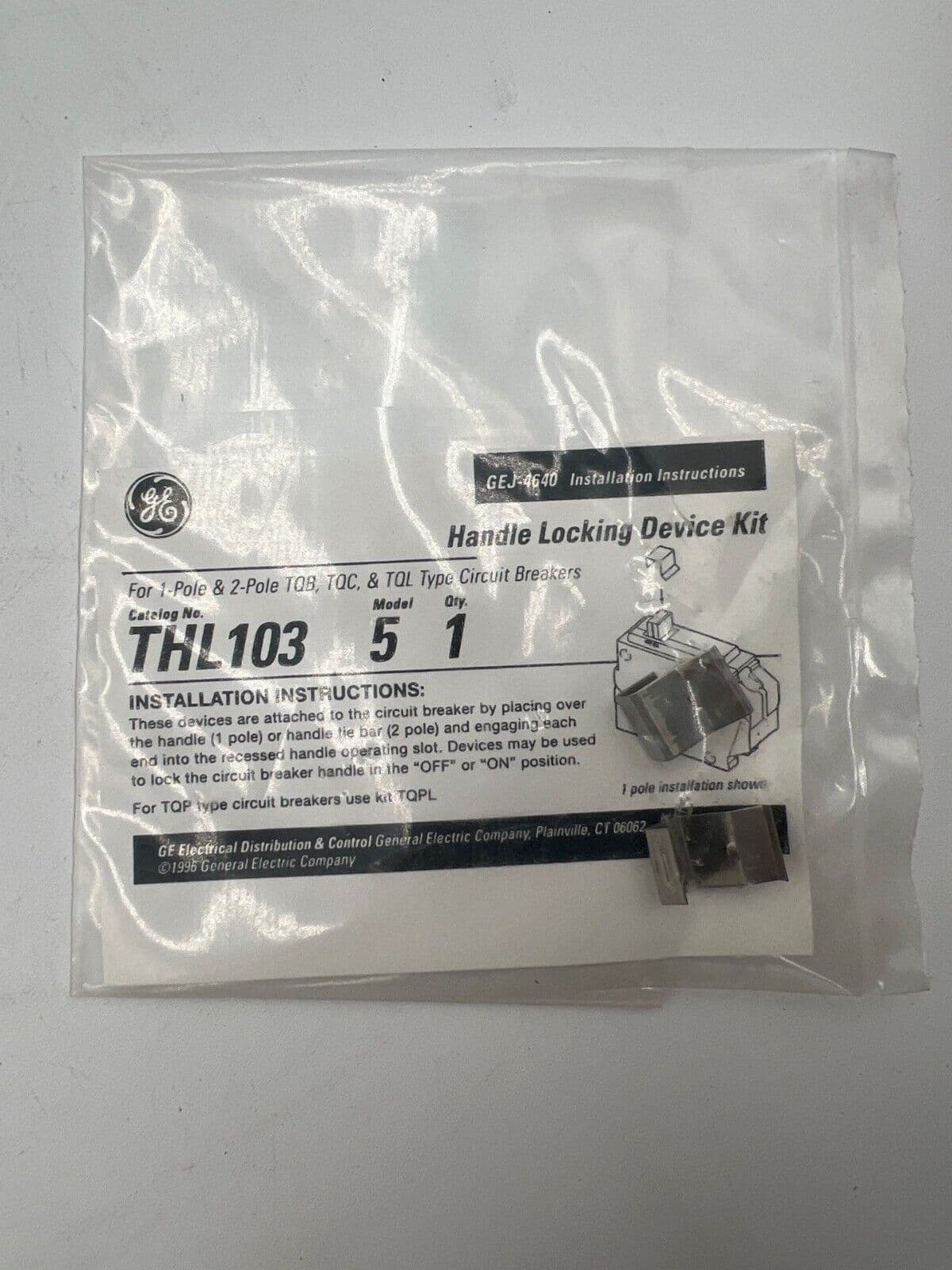 GE THL103 Accessory — image 1 of 2