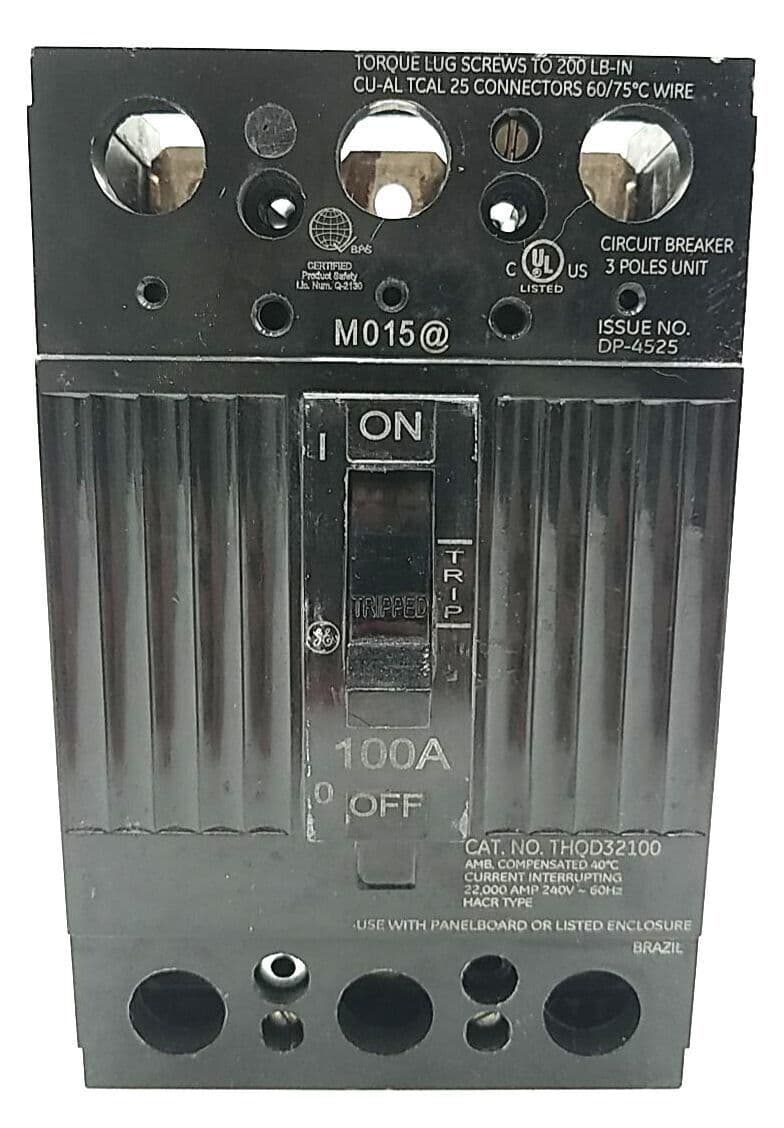 GE THQD32100 Circuit Breaker — image 1 of 7