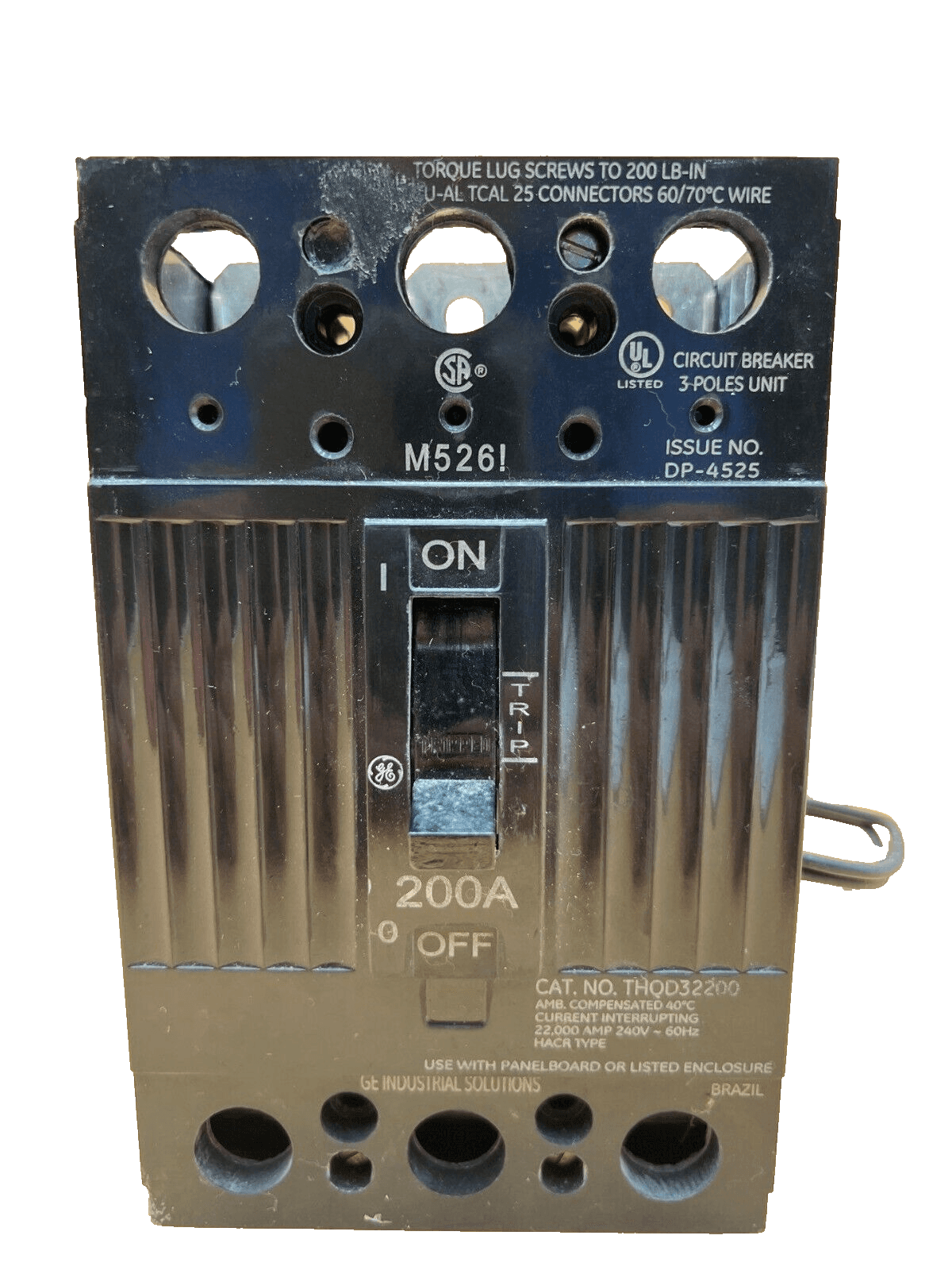 GE THQD32200 Circuit Breaker — image 1 of 6