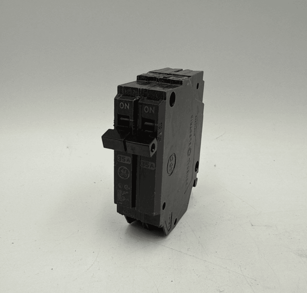GE THQP235 Circuit Breaker 35A 2P 120/240V THQP 35 Amp 2 Pole Plug On – image 1