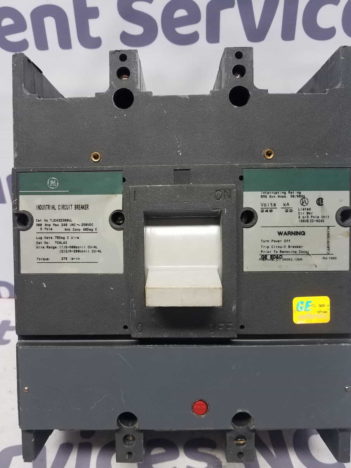 GE TJD432300WL Circuit Breaker — image 1 of 7