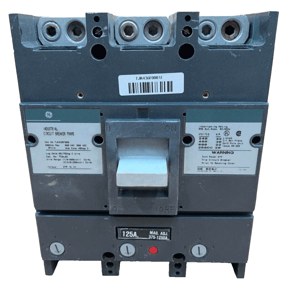 GE TJK436F000 Circuit Breaker — image 1 of 7