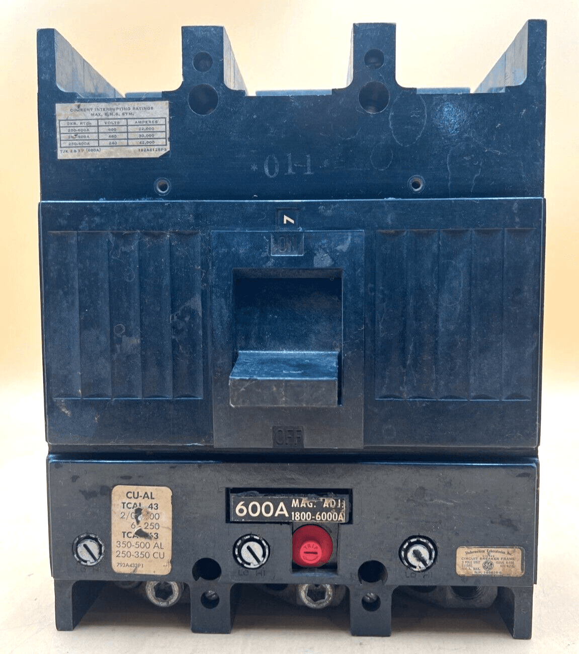 GE TJK636F000 Circuit Breaker — image 1 of 9
