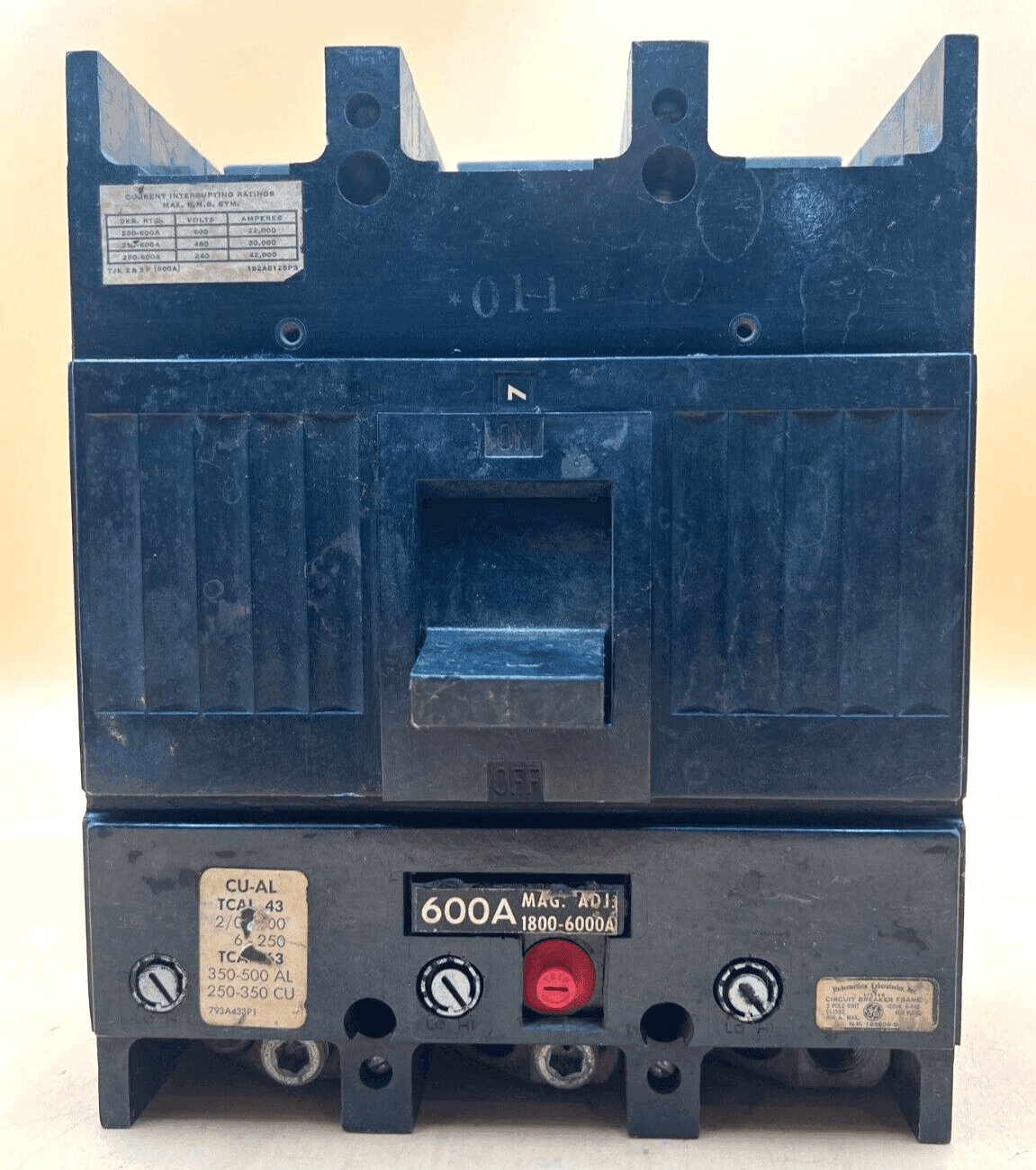 GE TJK636F000 Circuit Breaker — image 1 of 9