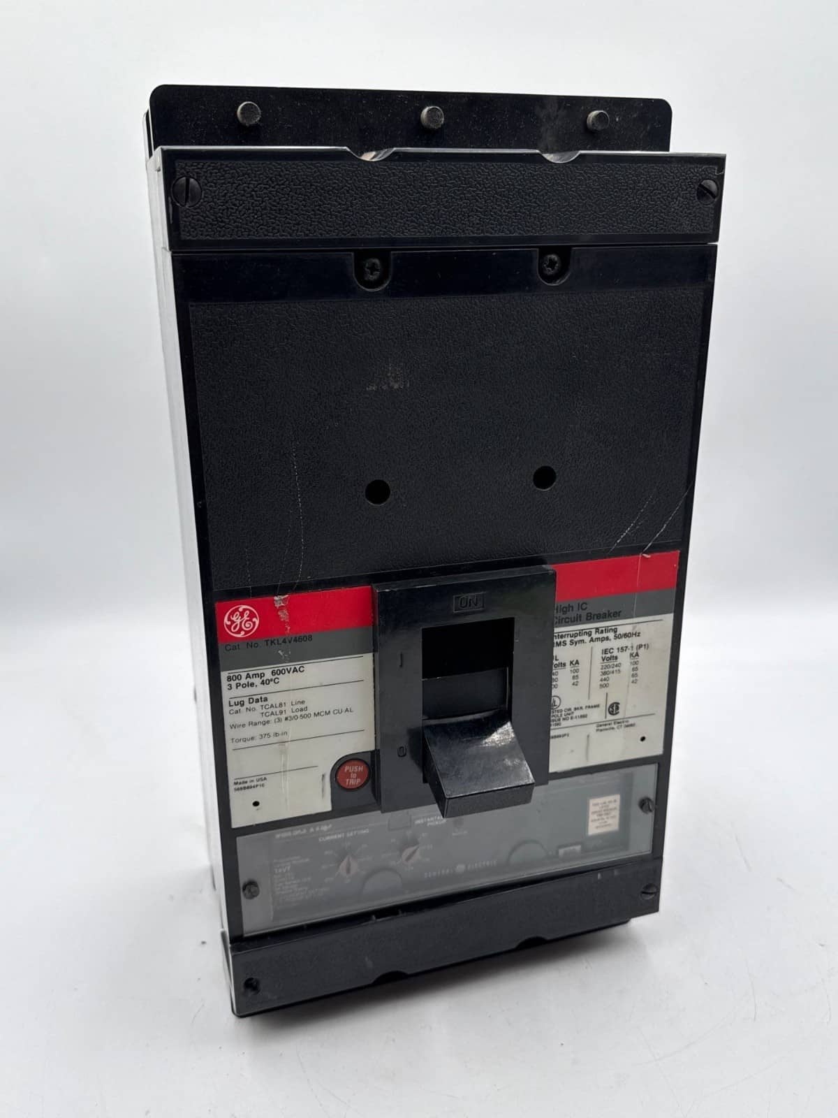 GE TKL4V4608 Circuit Breaker — image 1 of 10