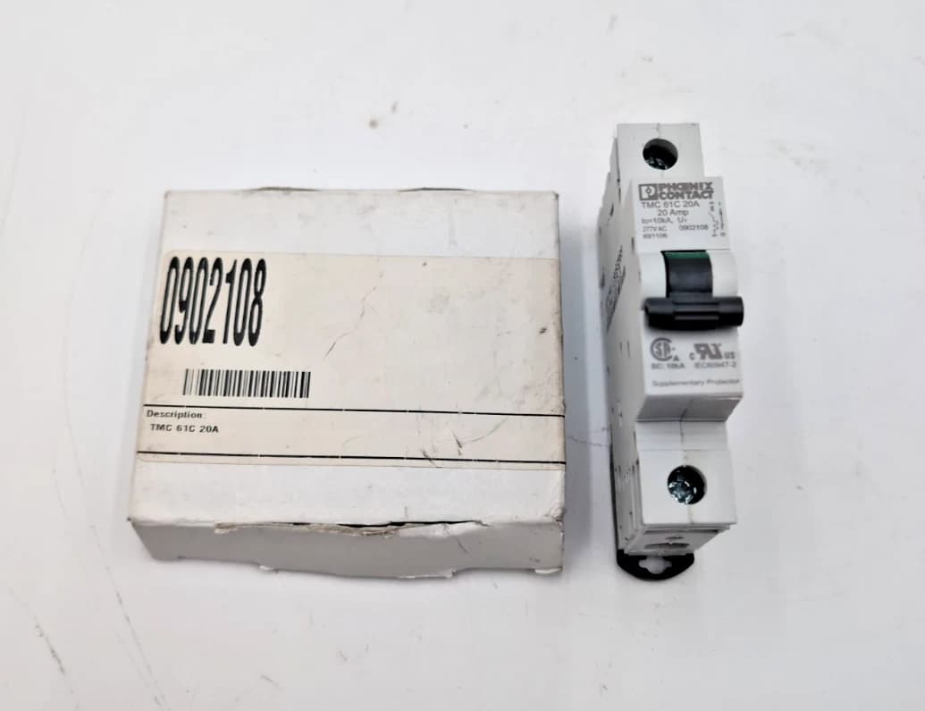 Phoenix Contact TMC61C20A Thermal Magnetic Single Pole 20 Amp Circuit Breaker – image 1