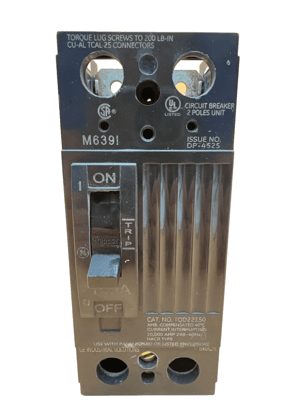 GE TQD22150 Circuit Breaker — image 1 of 6